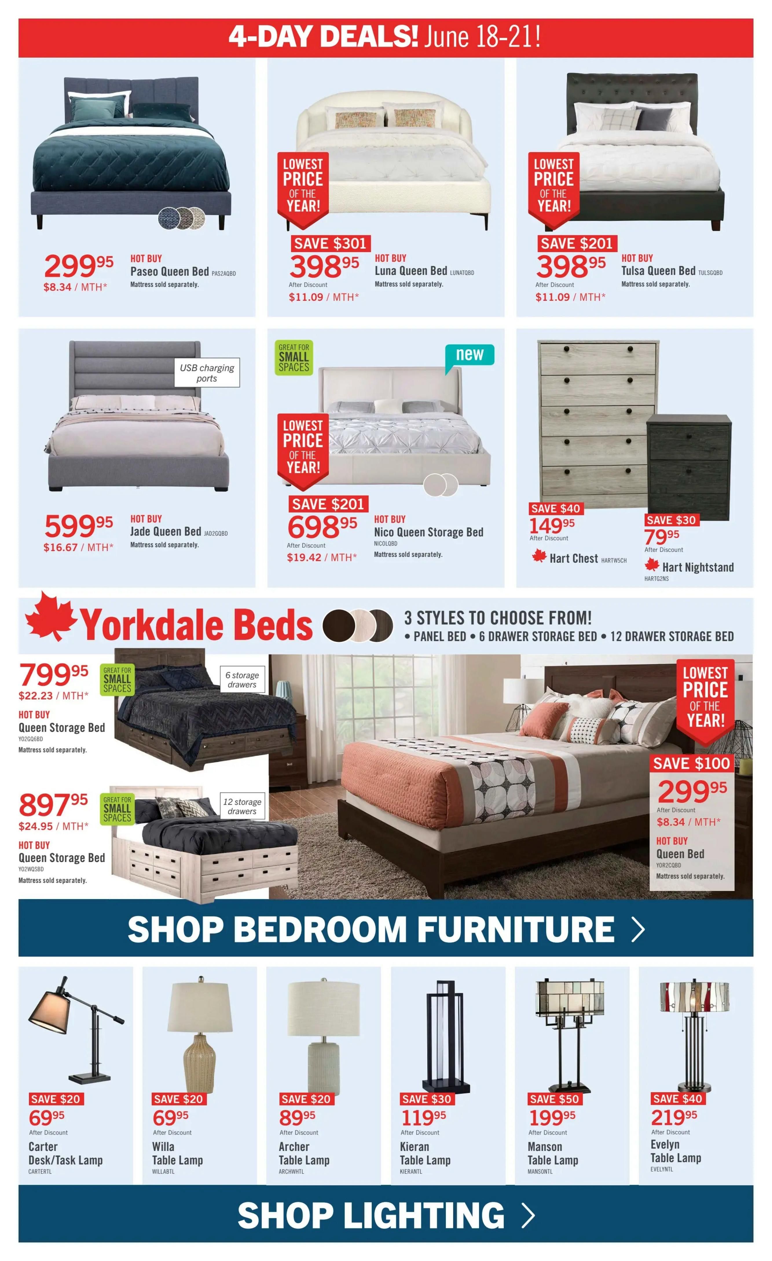 The Brick Mattress Store Flyer June 22 to July 8