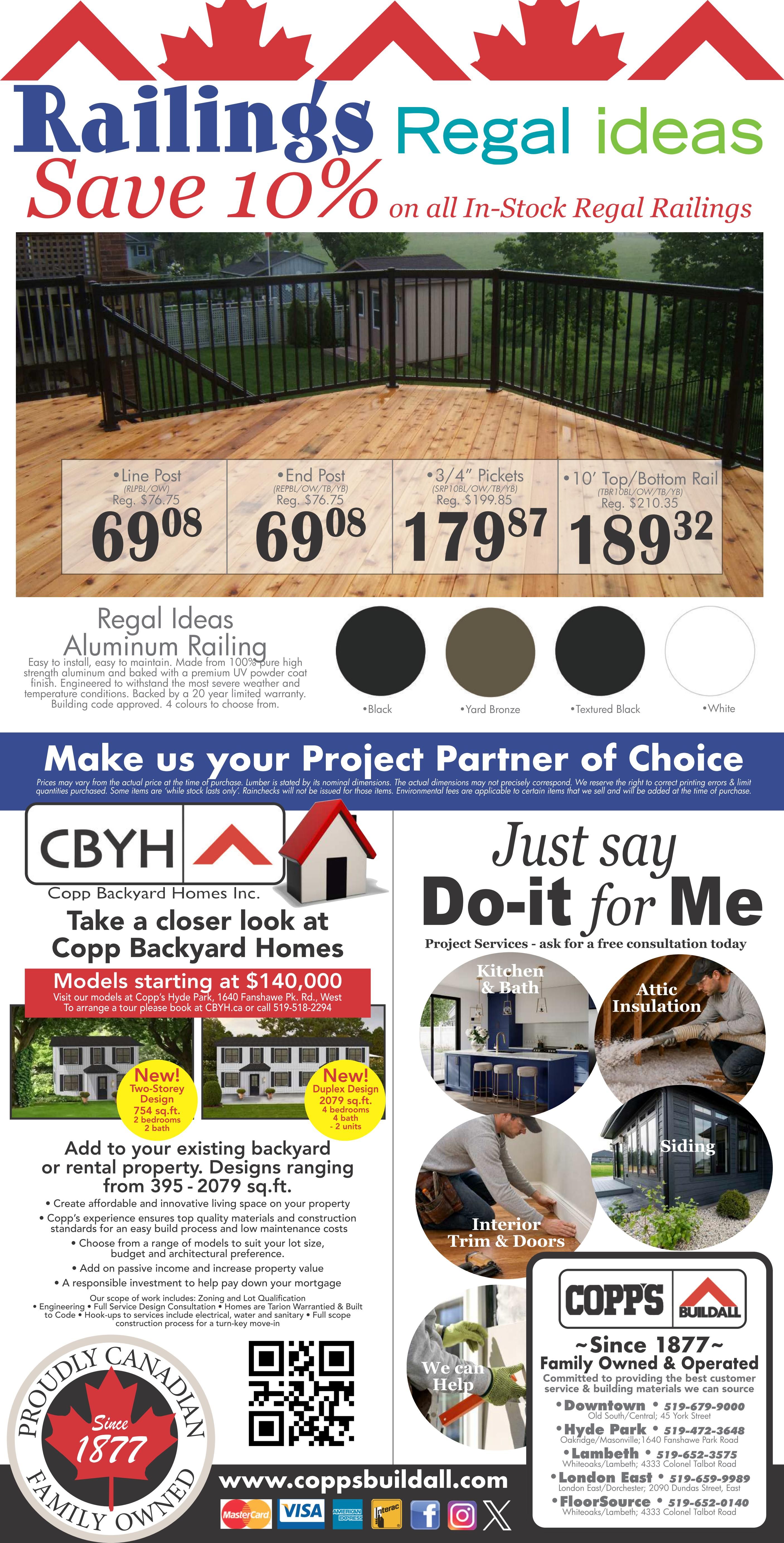COPP’s Buildall Flyer June 25 to 30