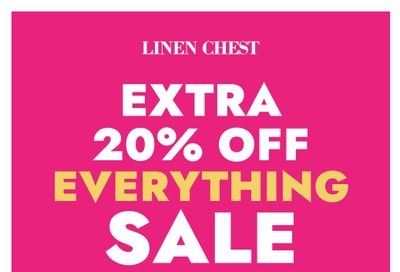 Linen Chest Flyer June 24 to July 19