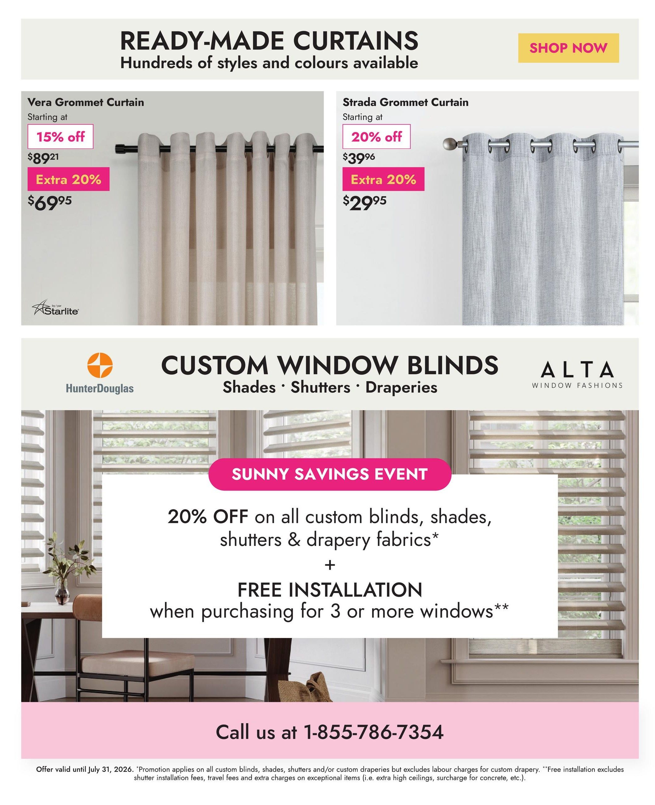 Linen Chest Flyer June 24 to July 19