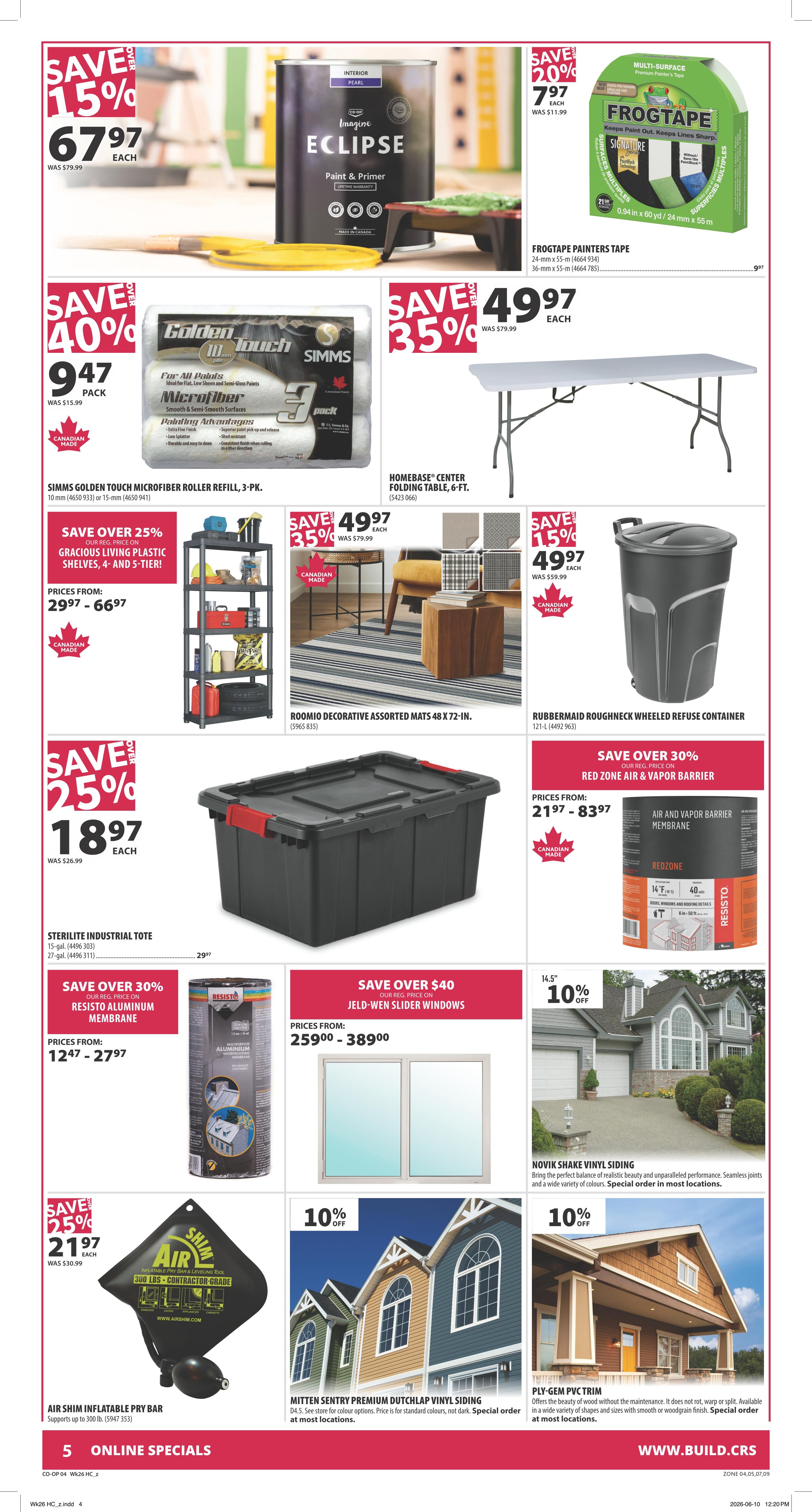 Co-op (West) Home Centre Flyer June 25 to July 1