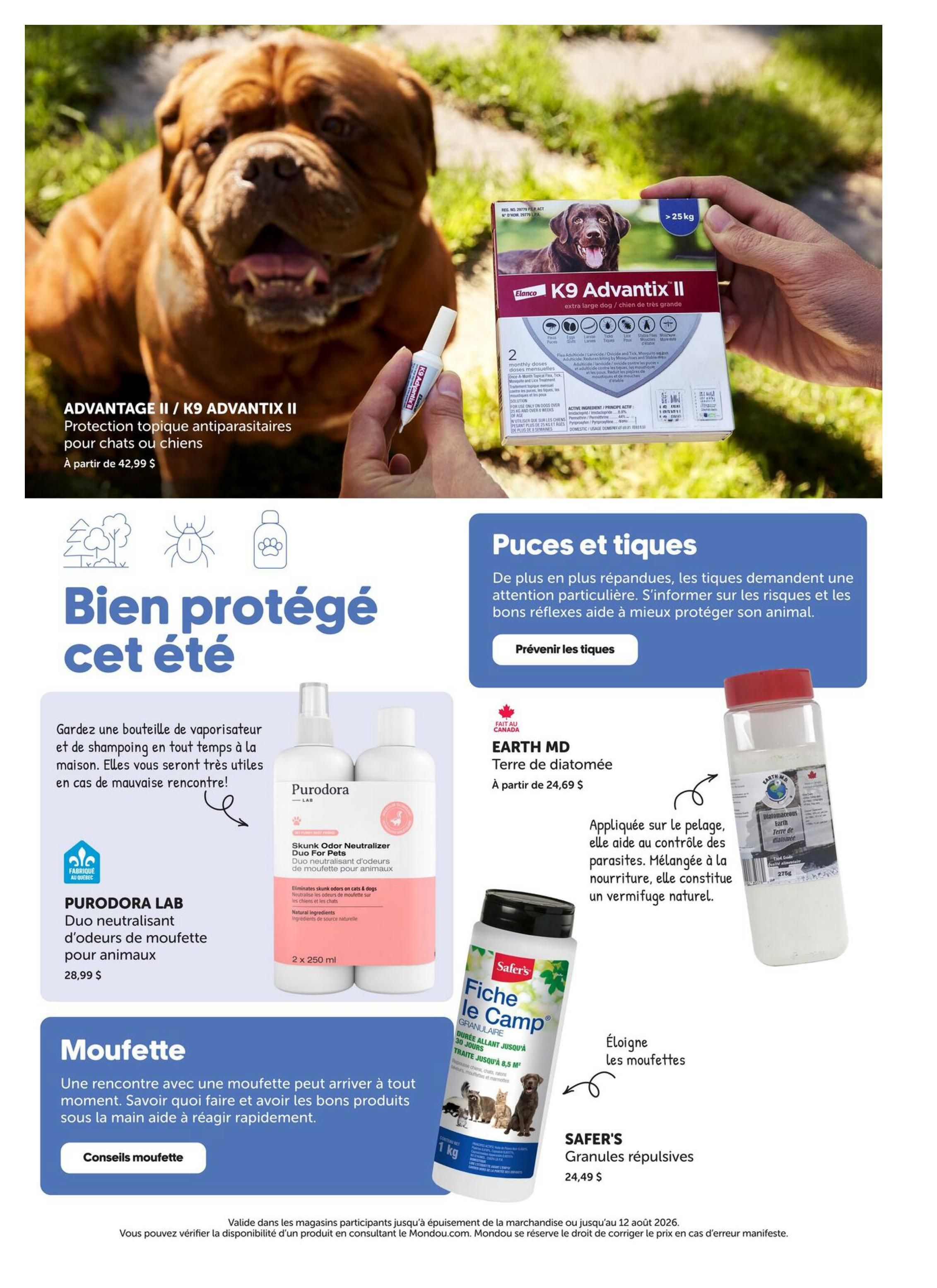 Mondou Flyer June 24 to August 12