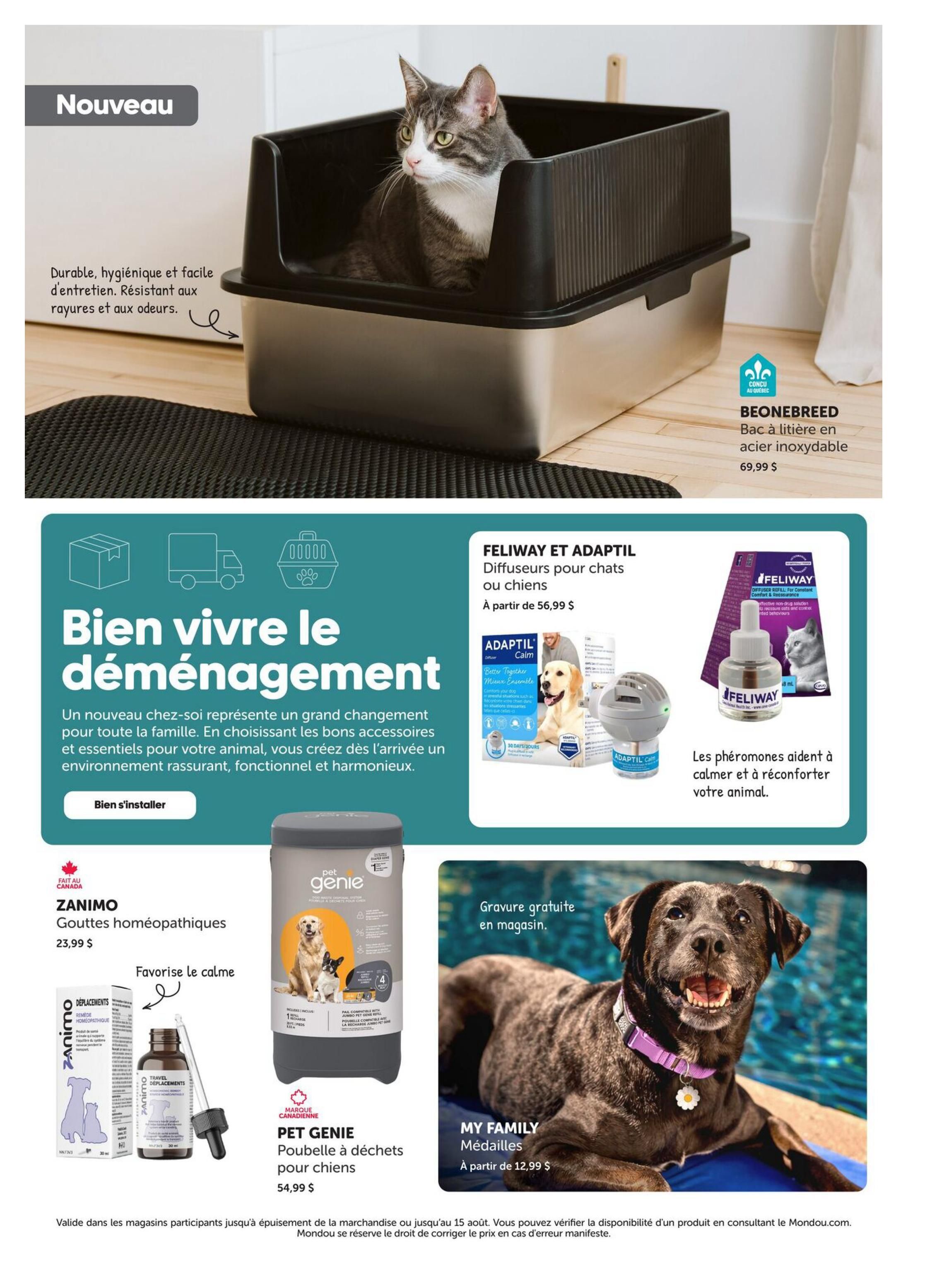 Mondou Flyer June 24 to August 12