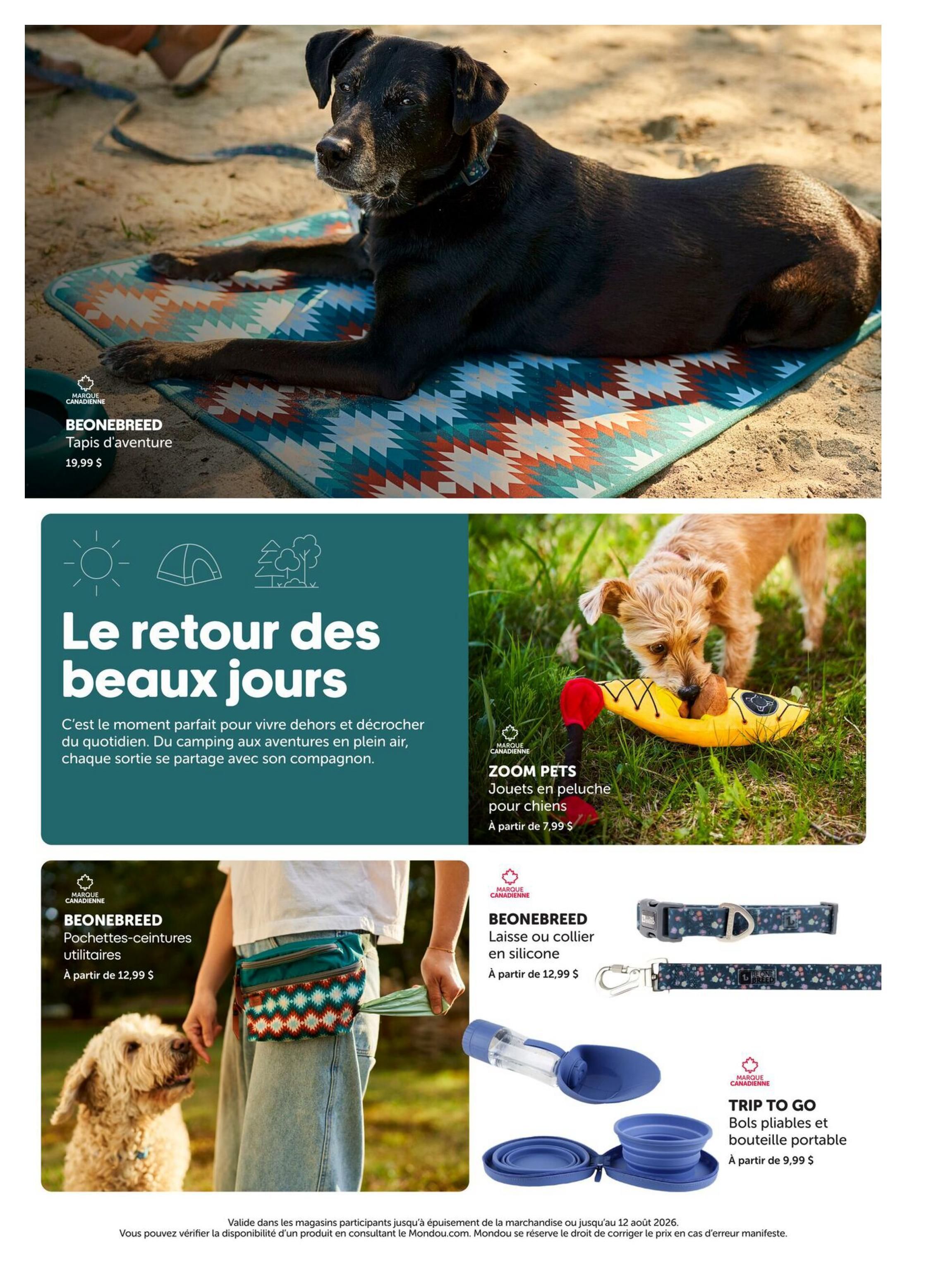 Mondou Flyer June 24 to August 12