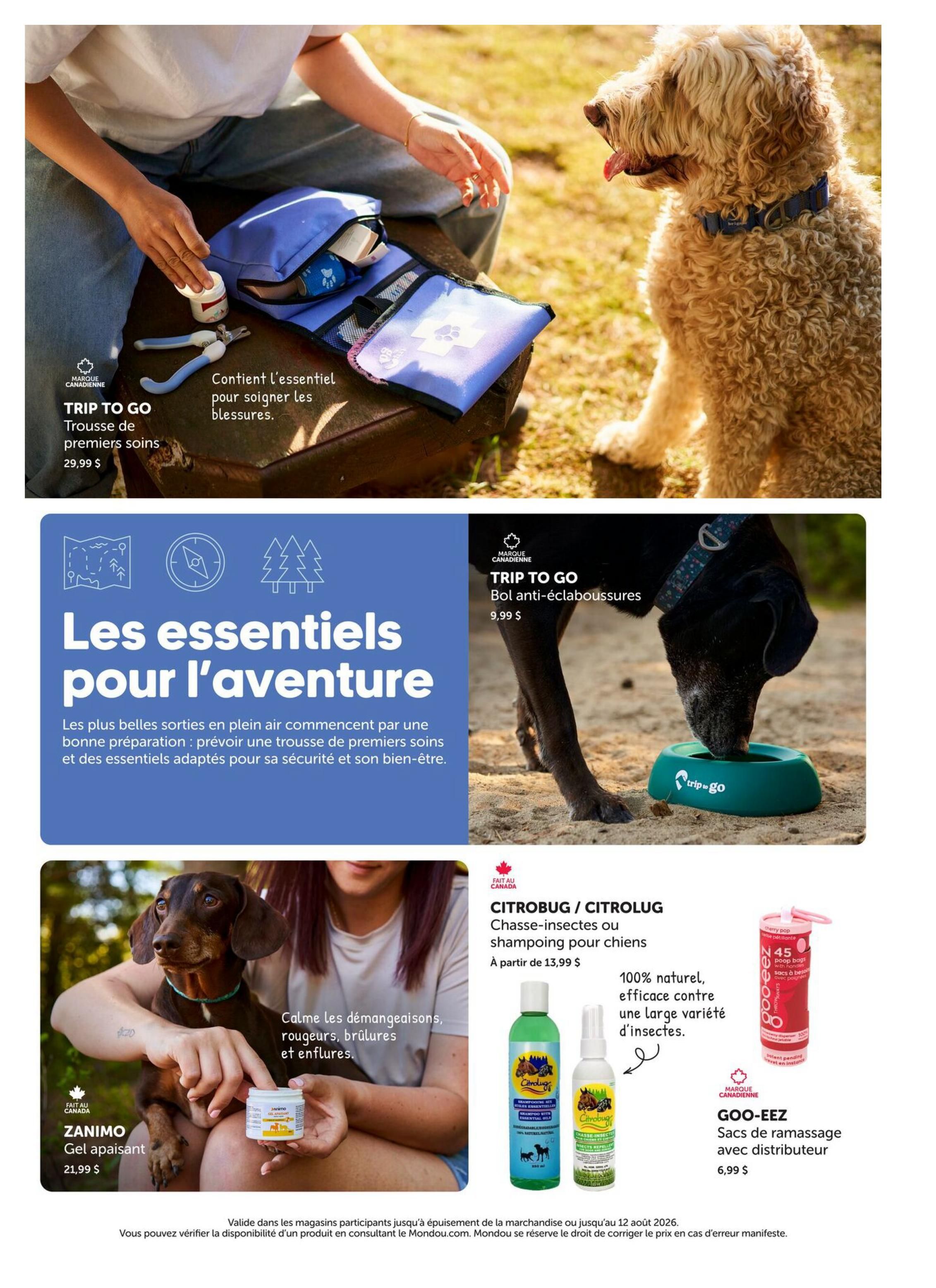 Mondou Flyer June 24 to August 12