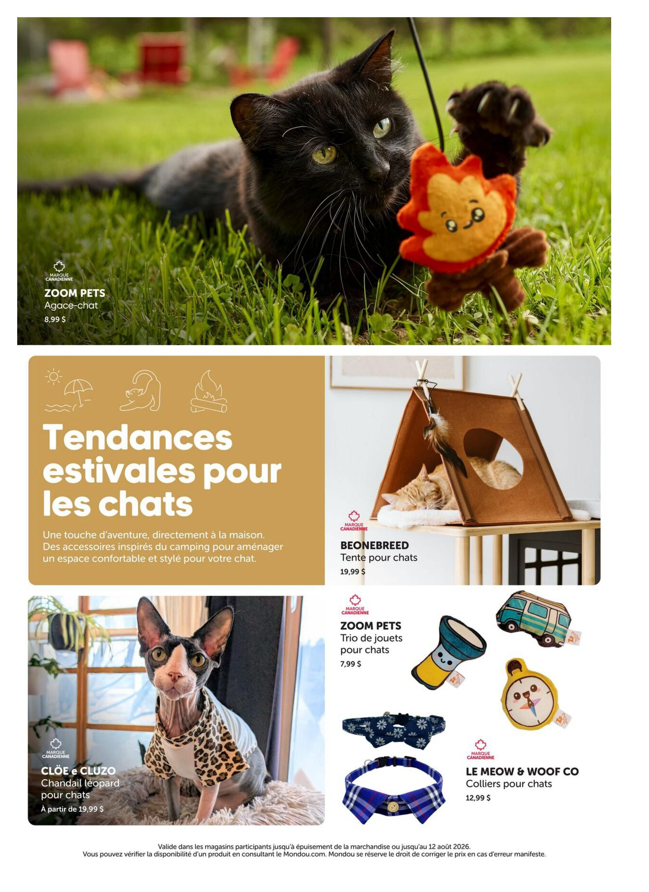 Mondou Flyer June 24 to August 12