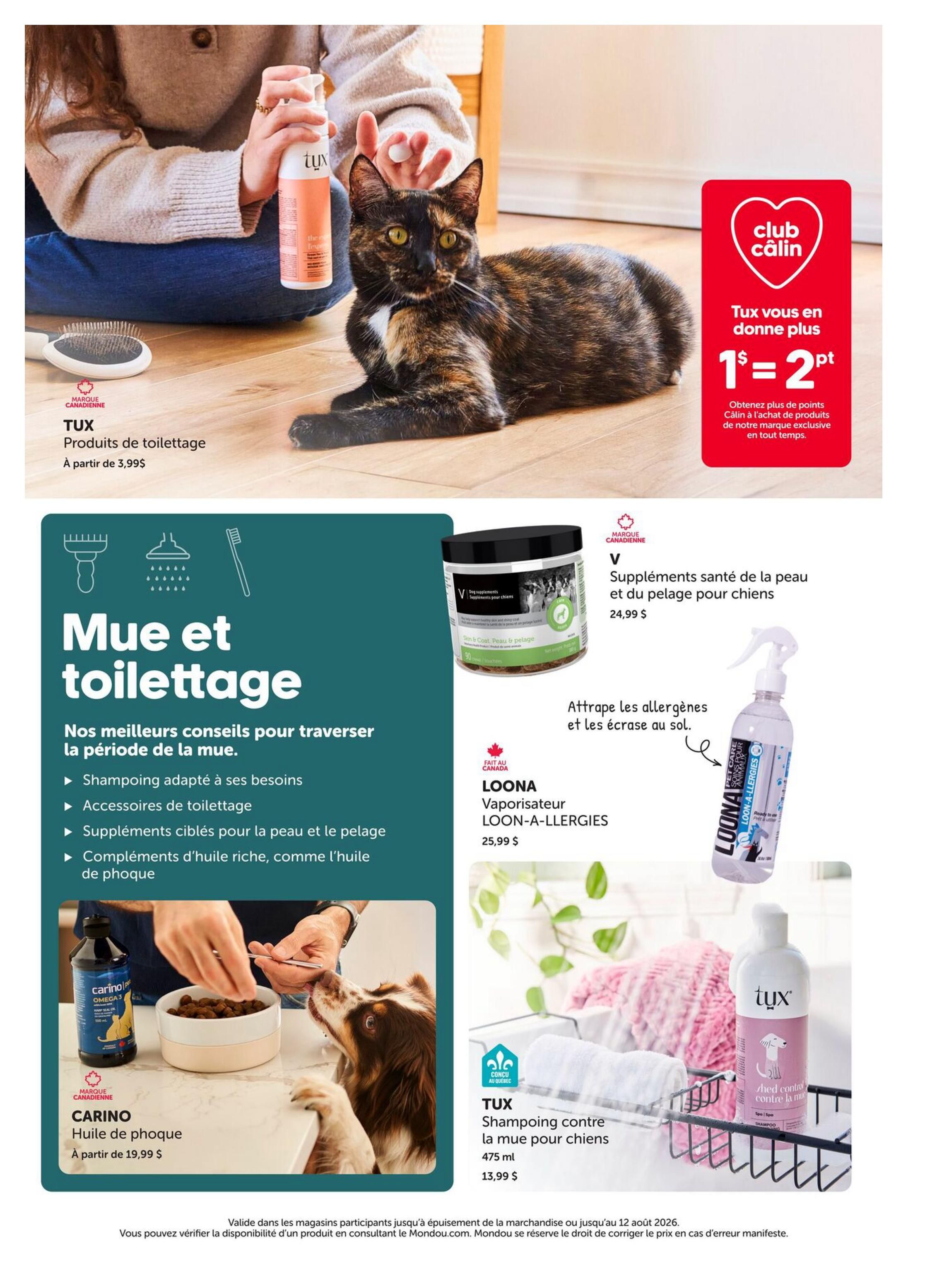 Mondou Flyer June 24 to August 12