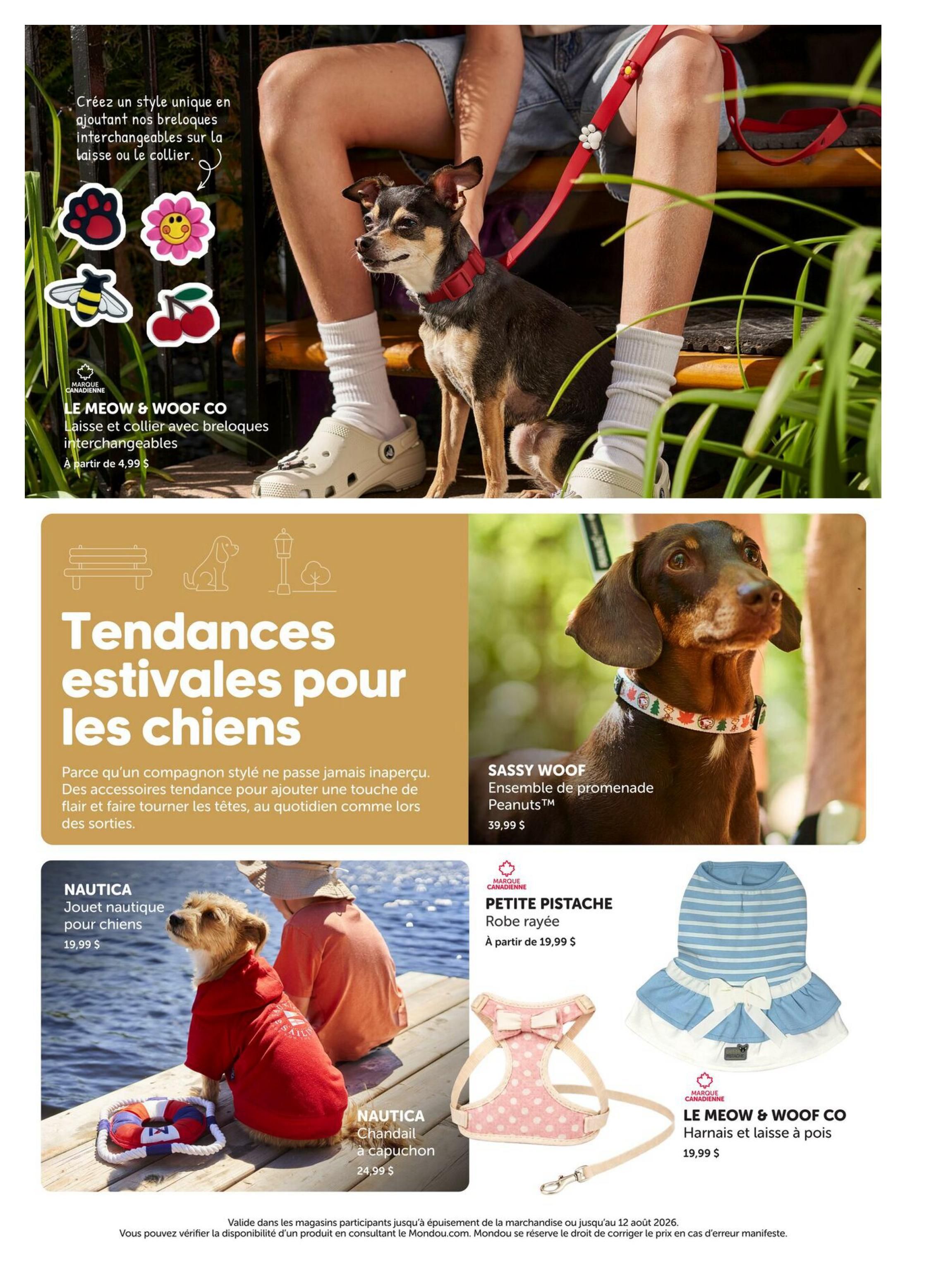 Mondou Flyer June 24 to August 12