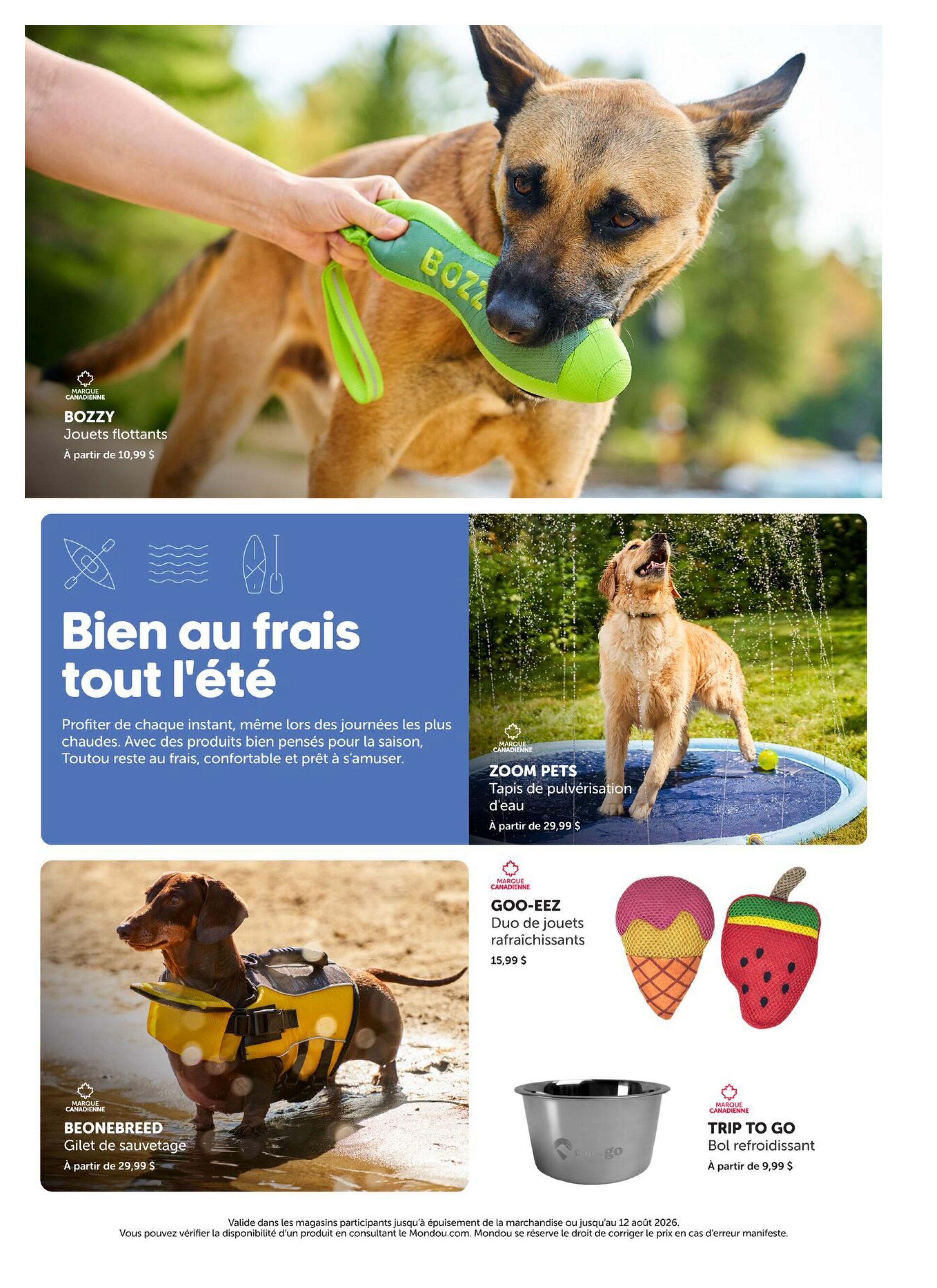 Mondou Flyer June 24 to August 12