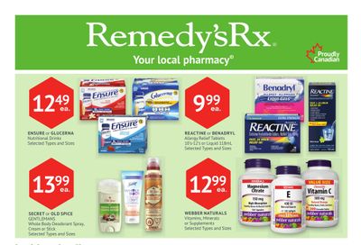Remedy's RX Monthly Flyer June 26 to July 30