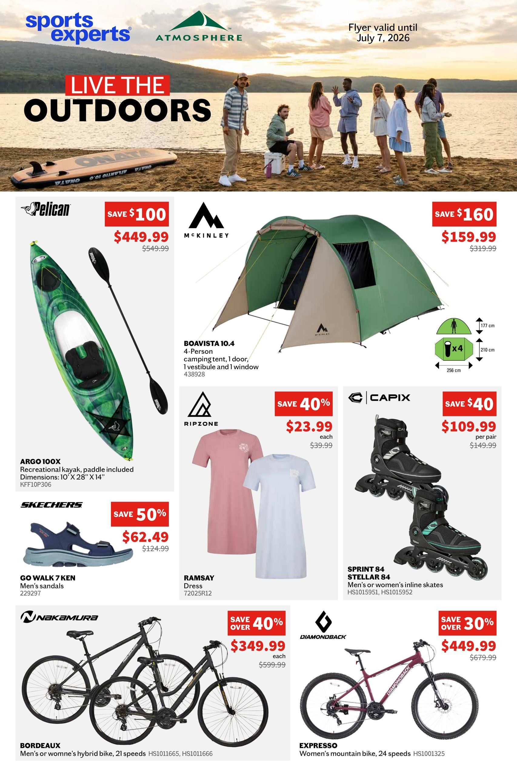 Sports Experts Flyer June 22 to July 7
