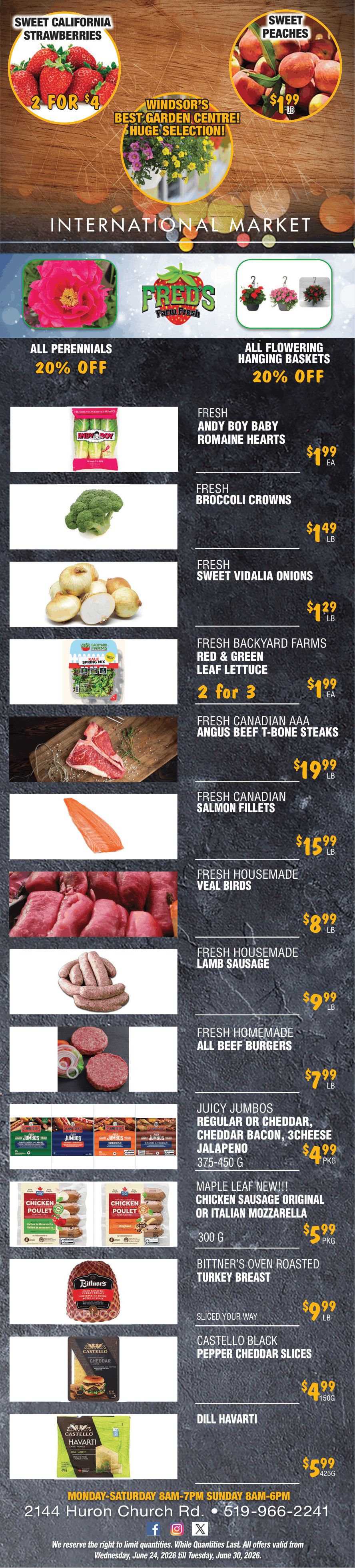 Fred's Farm Fresh Flyer June 24 to 30
