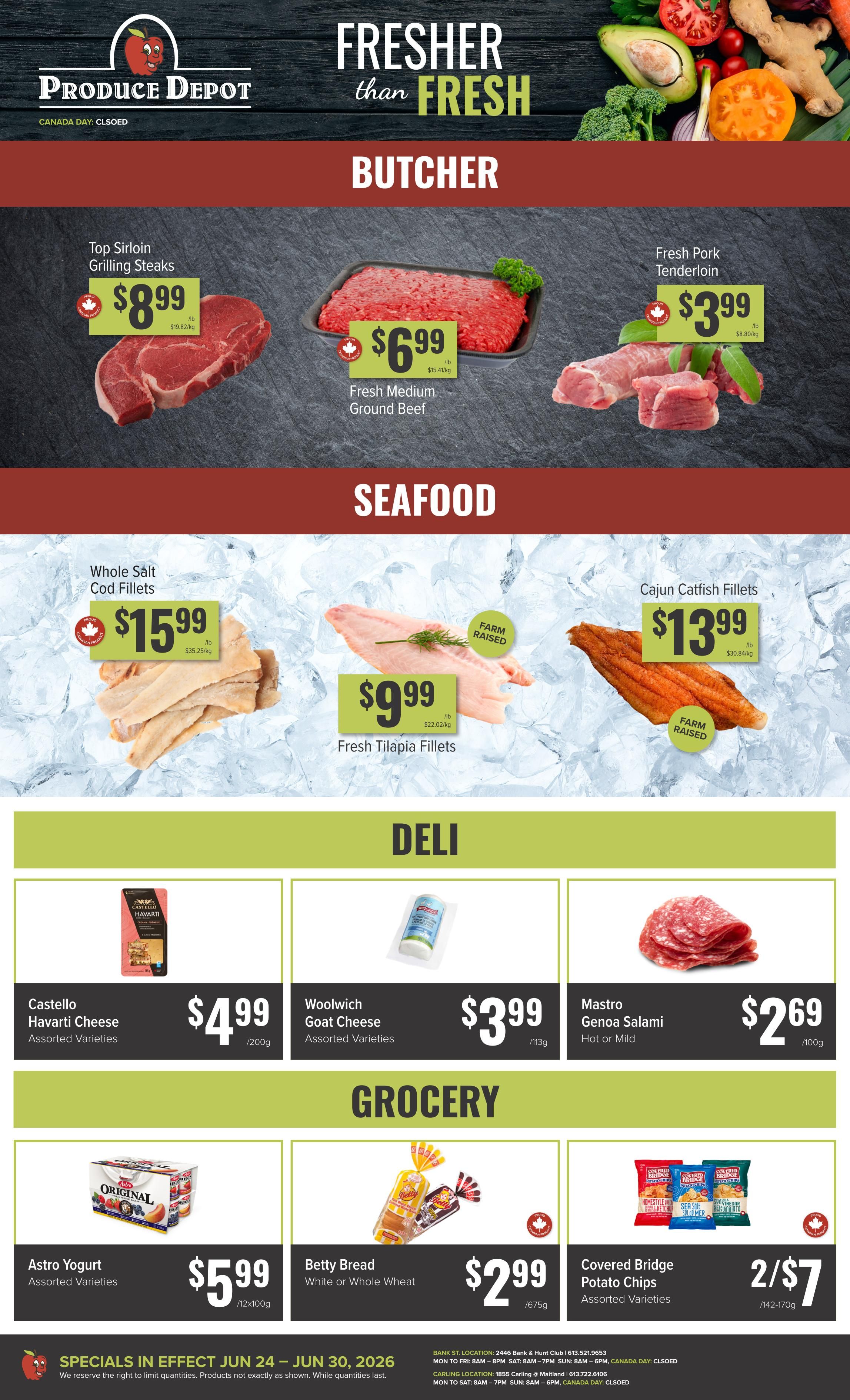 Produce Depot Flyer June 24 to 30