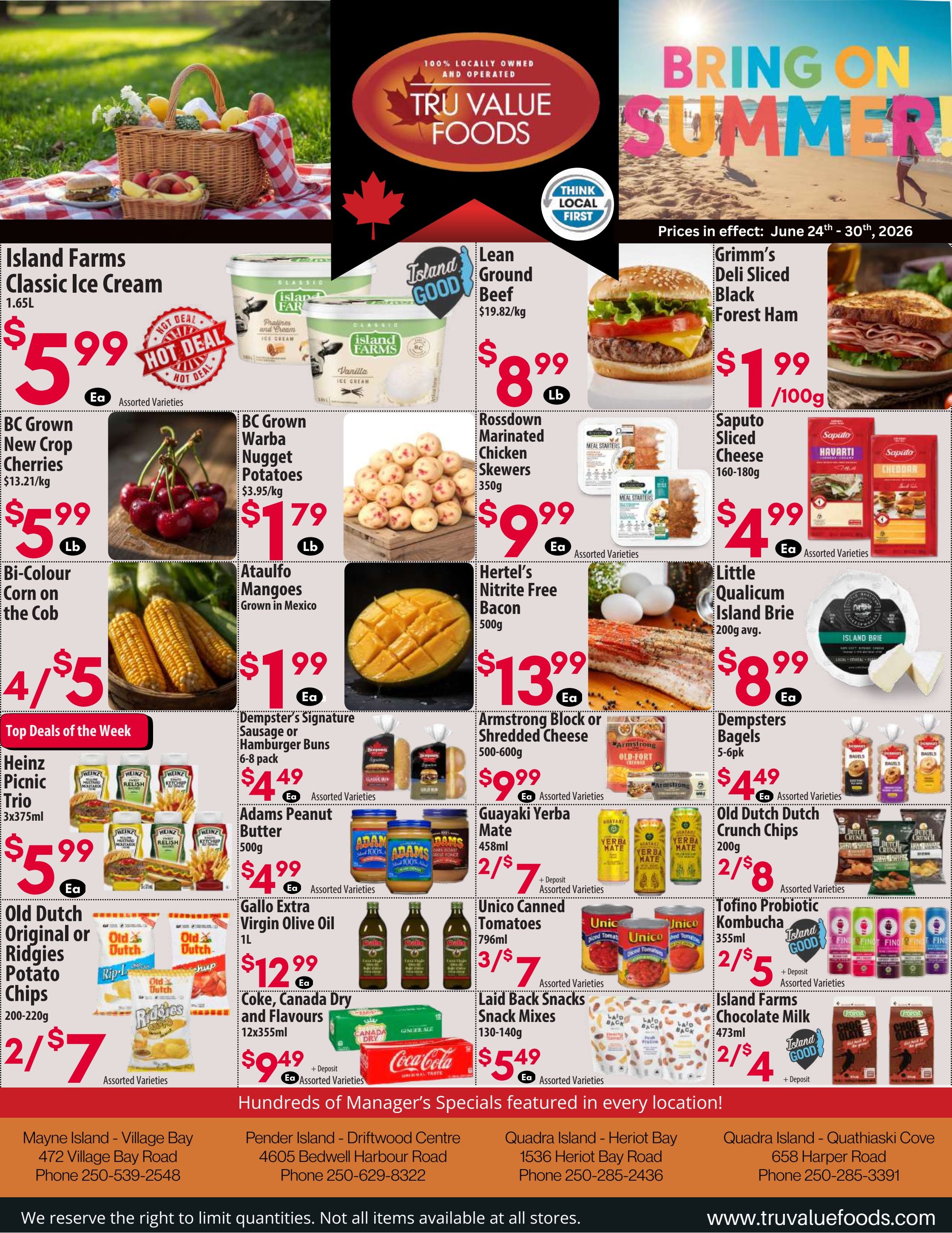 Tru Value Foods Flyer June 24 to 30