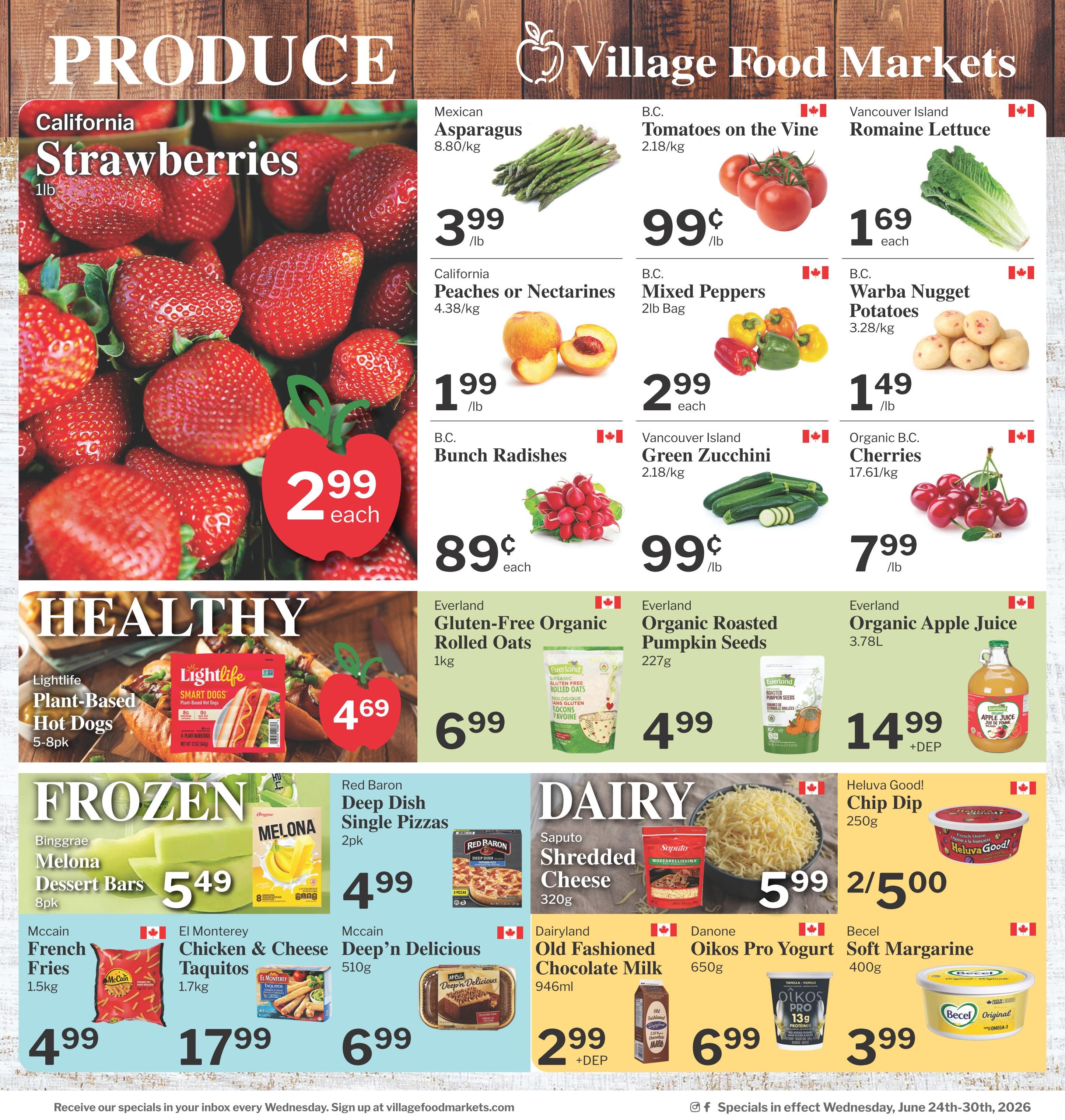 Village Food Markets Flyer June 24 to 30