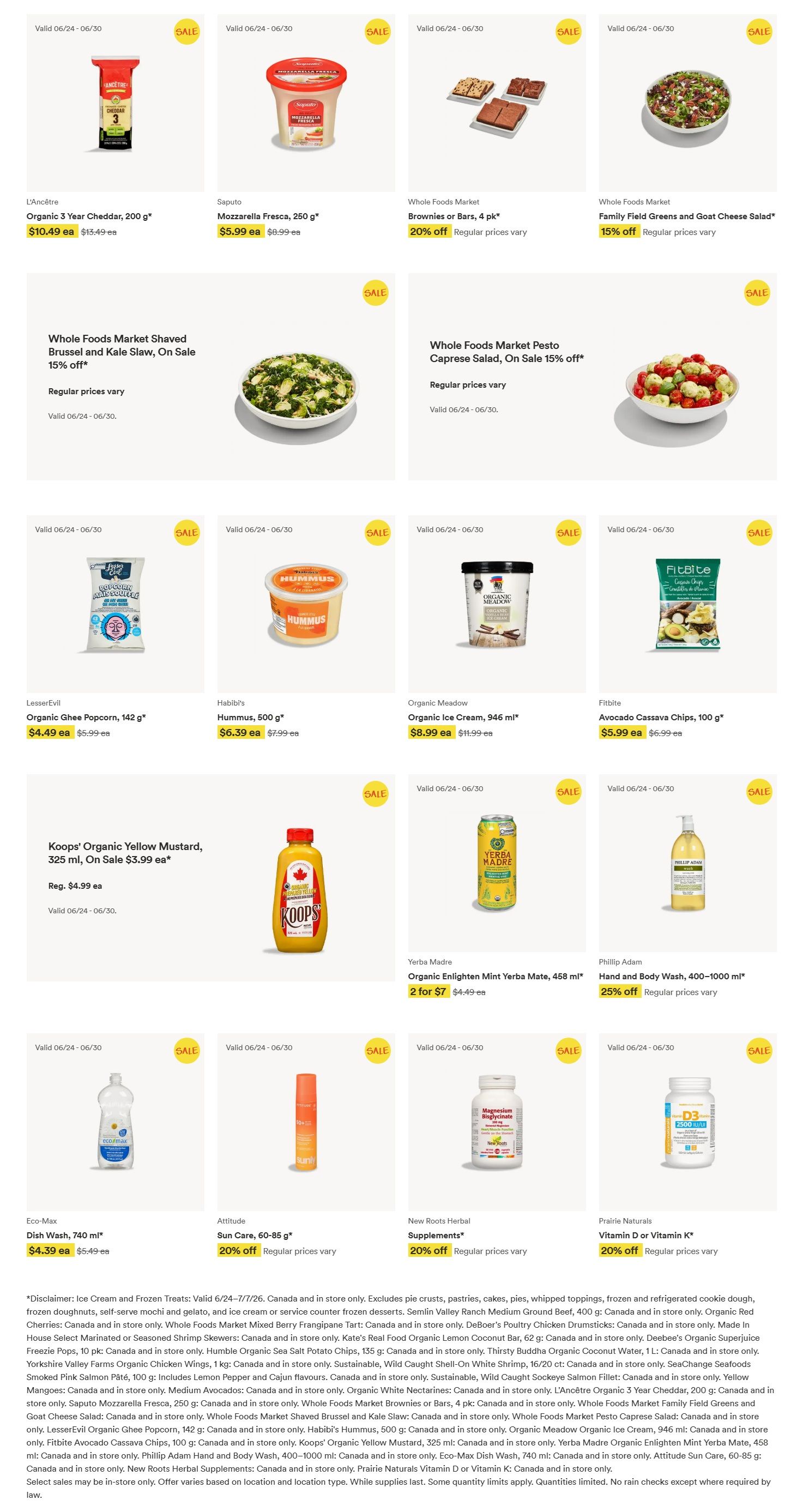Whole Foods Market (ON) Flyer June 24 to 30
