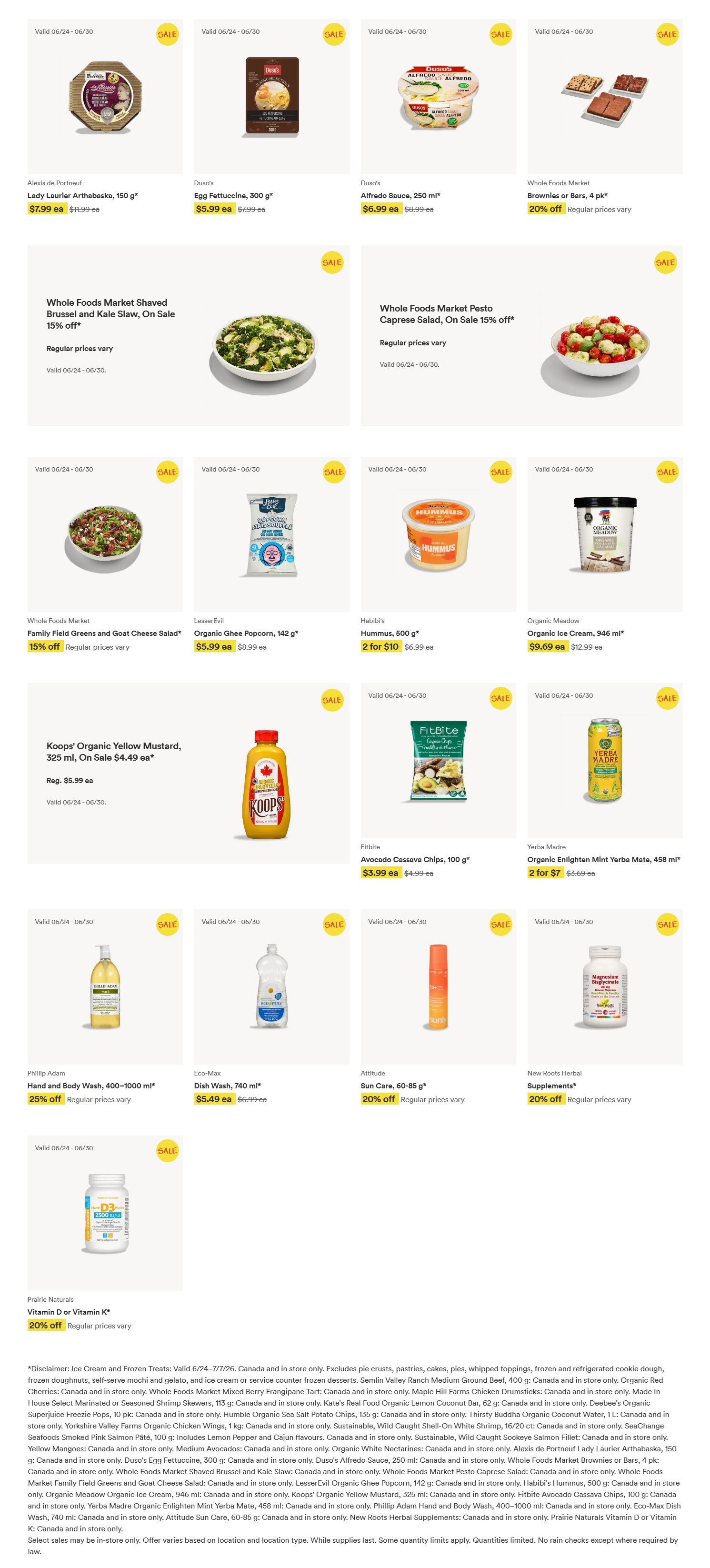 Whole Foods Market (West) Flyer June 24 to 30