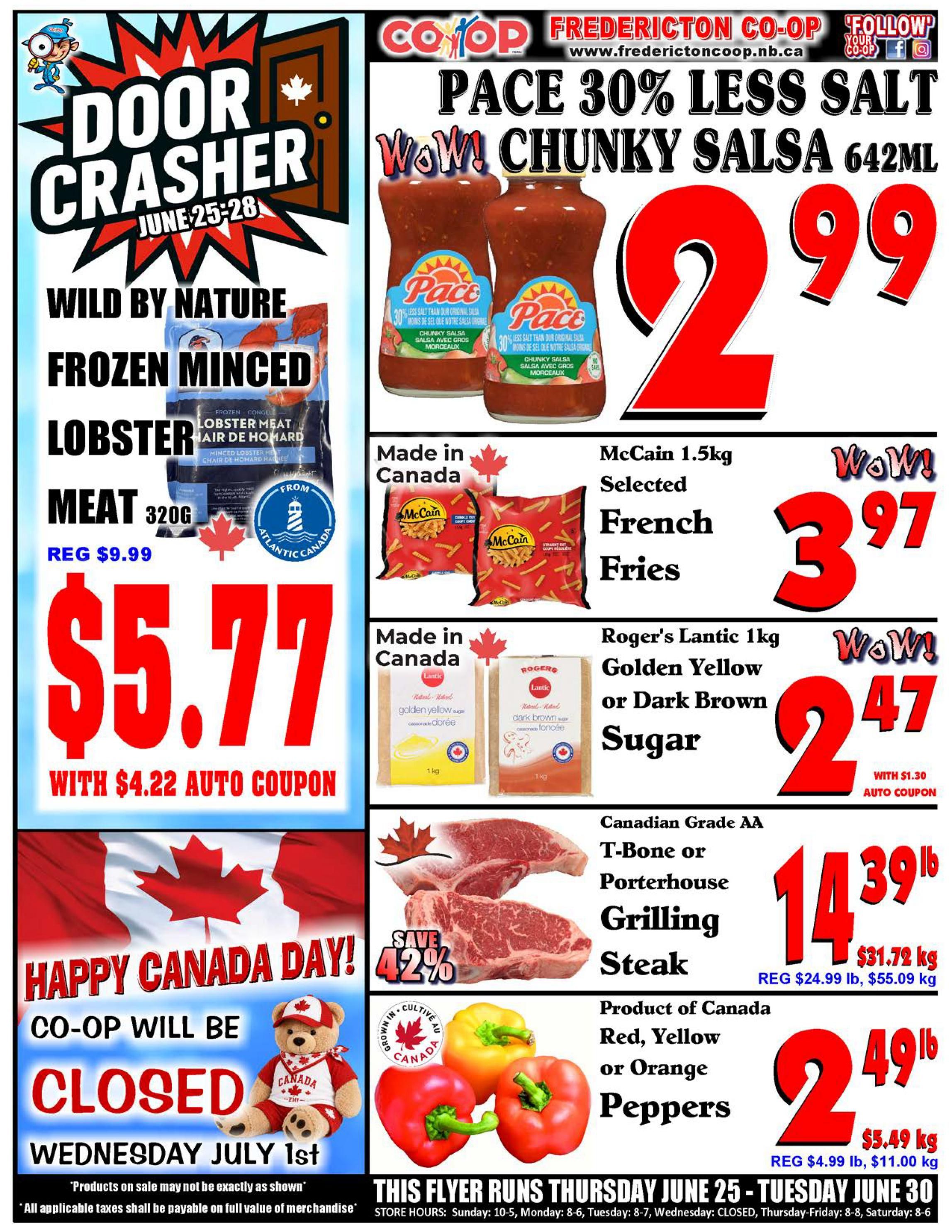 Fredericton Co-op Flyer June 25 to 30