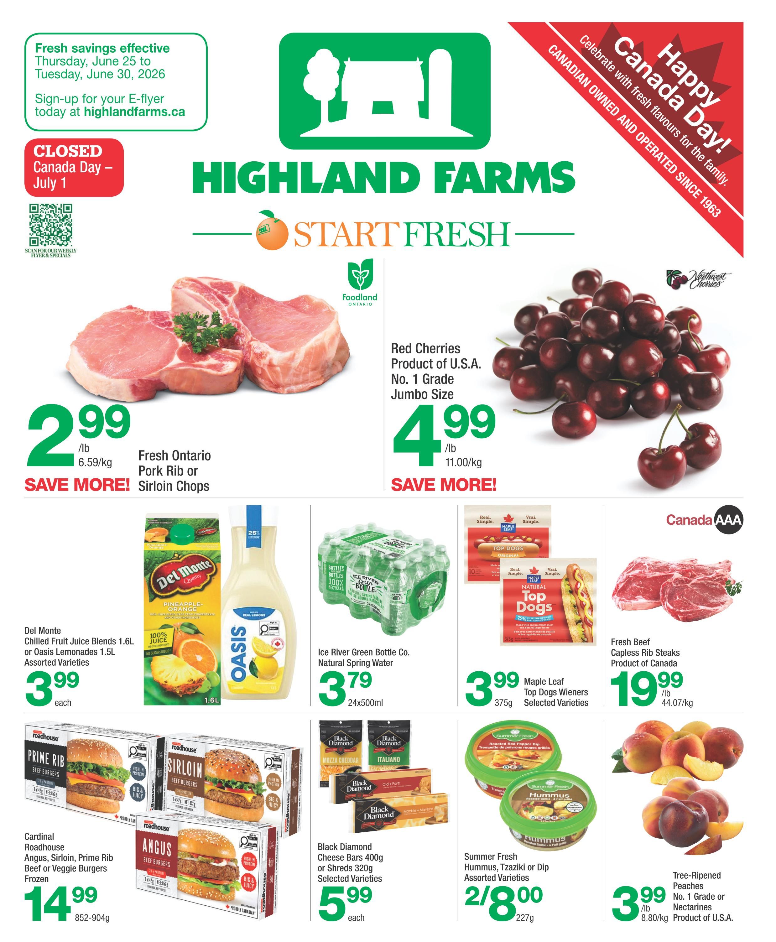 Highland Farms Flyer June 25 to 30