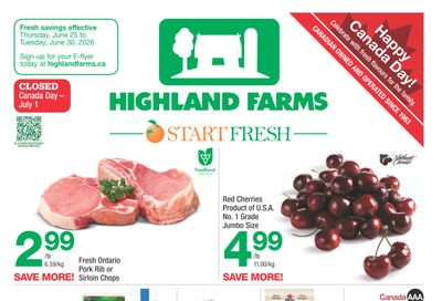 Highland Farms Flyer June 25 to 30