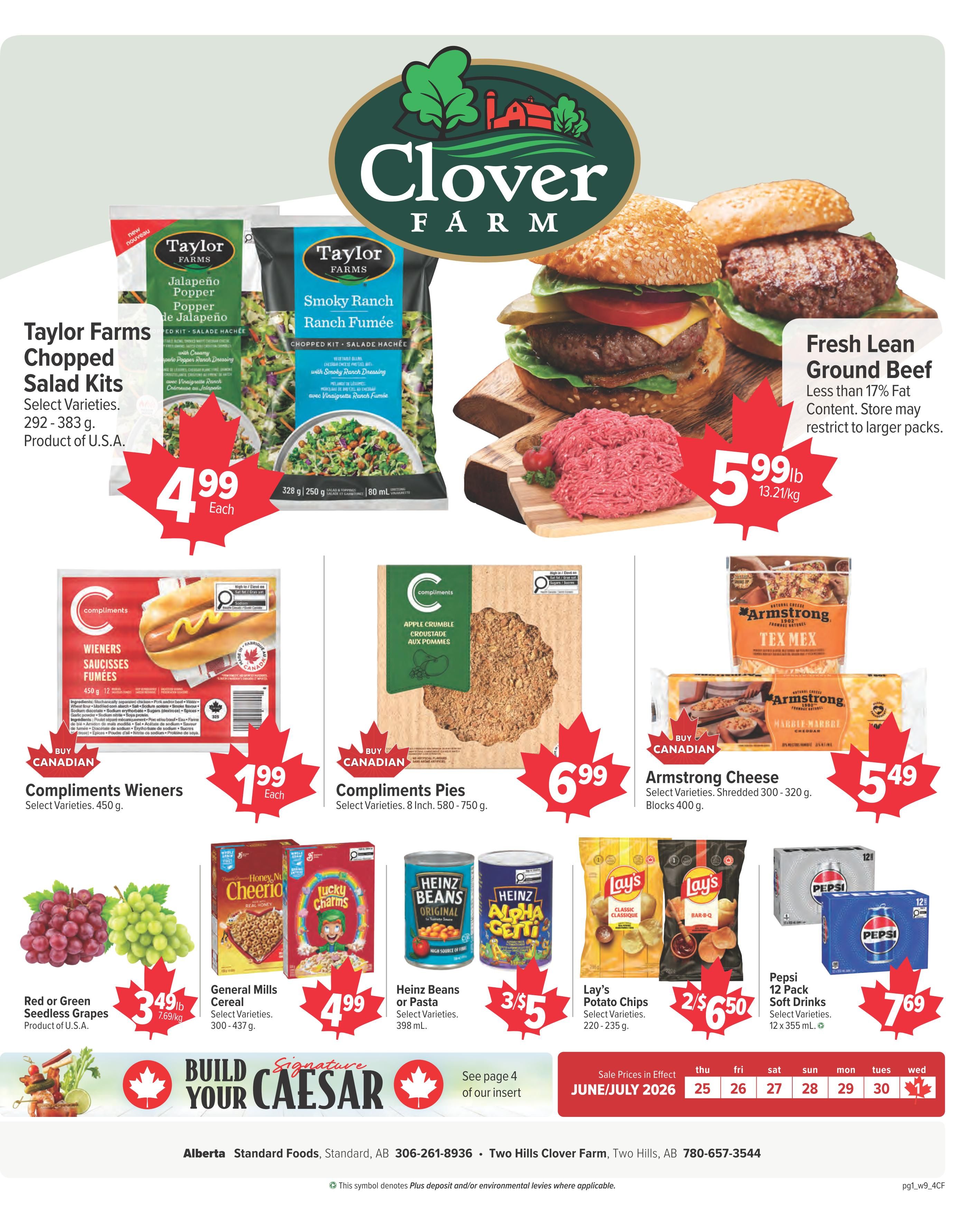 Clover Farm (AB) Flyer June 25 to July 1
