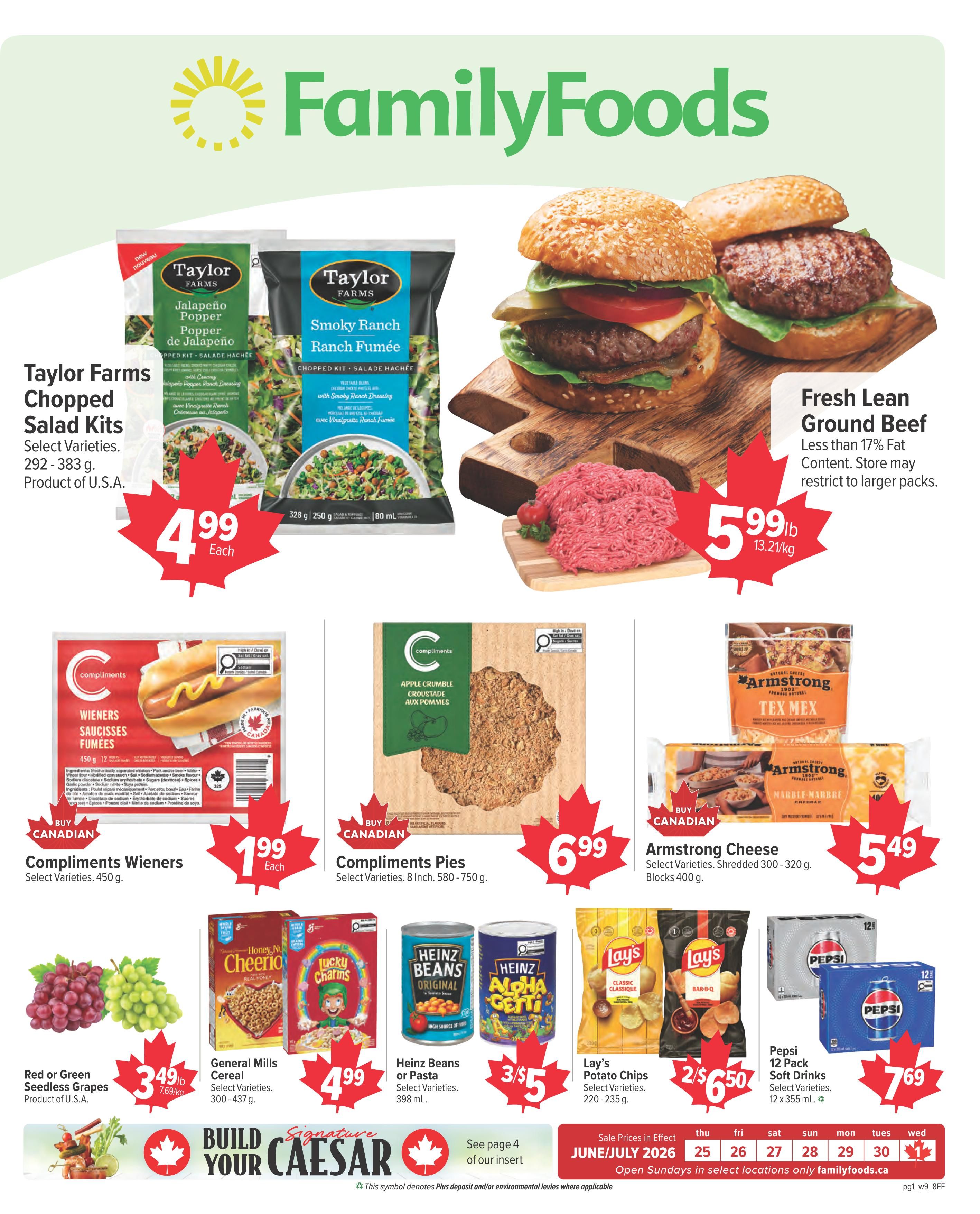 Family Foods Flyer June 25 to July 1