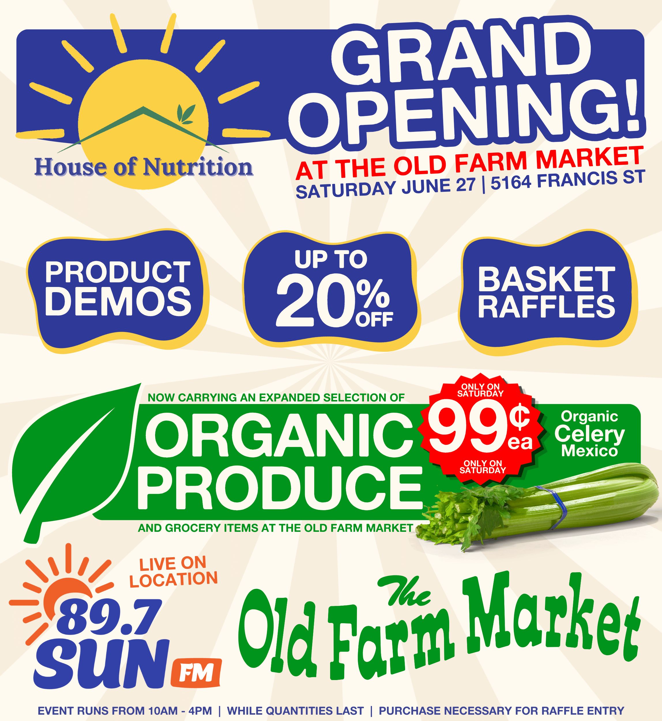 The Old Farm Market (Duncan) Flyer June 25 to July 1