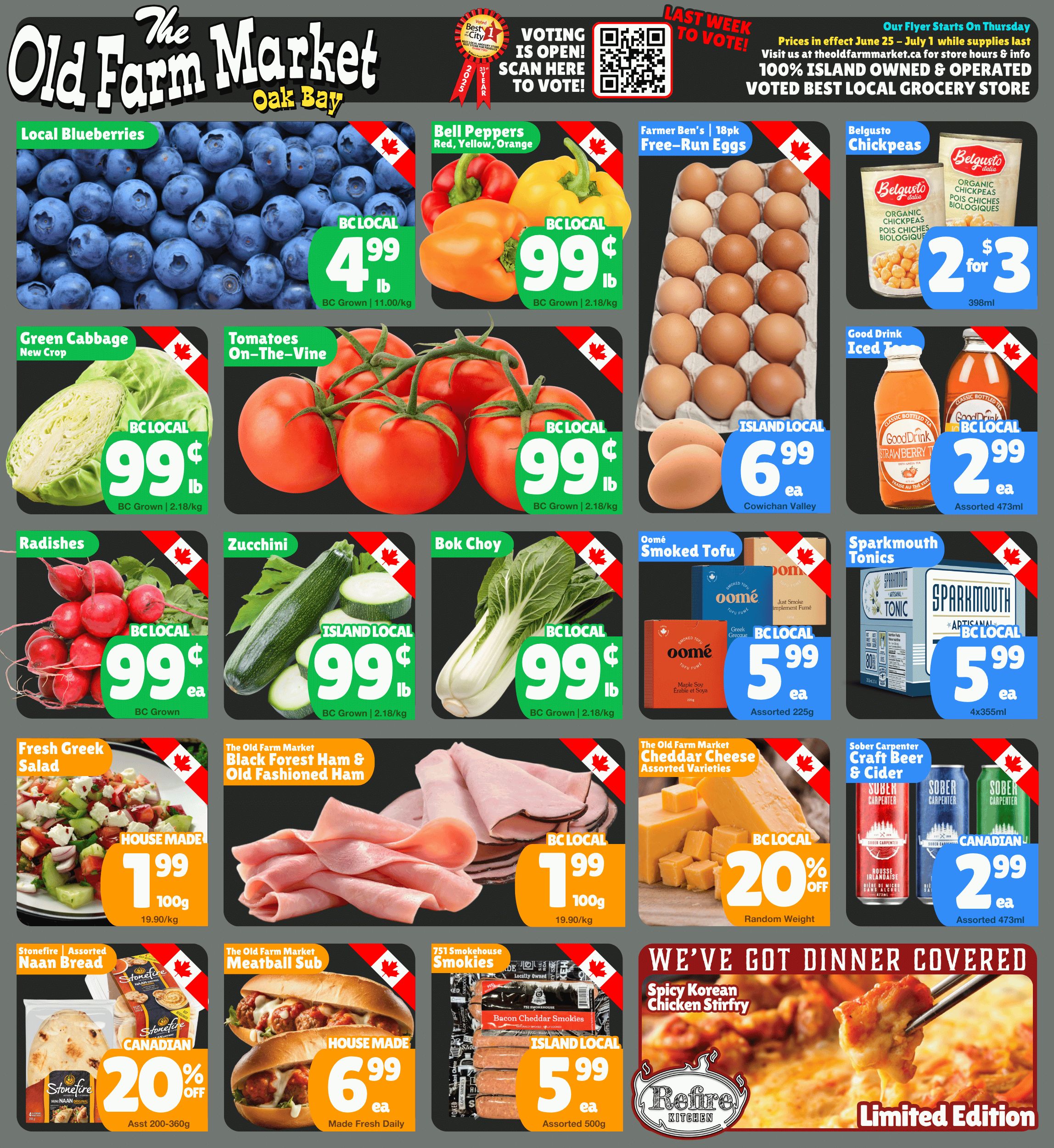 The Old Farm Market (Victoria) Flyer June 25 to July 1