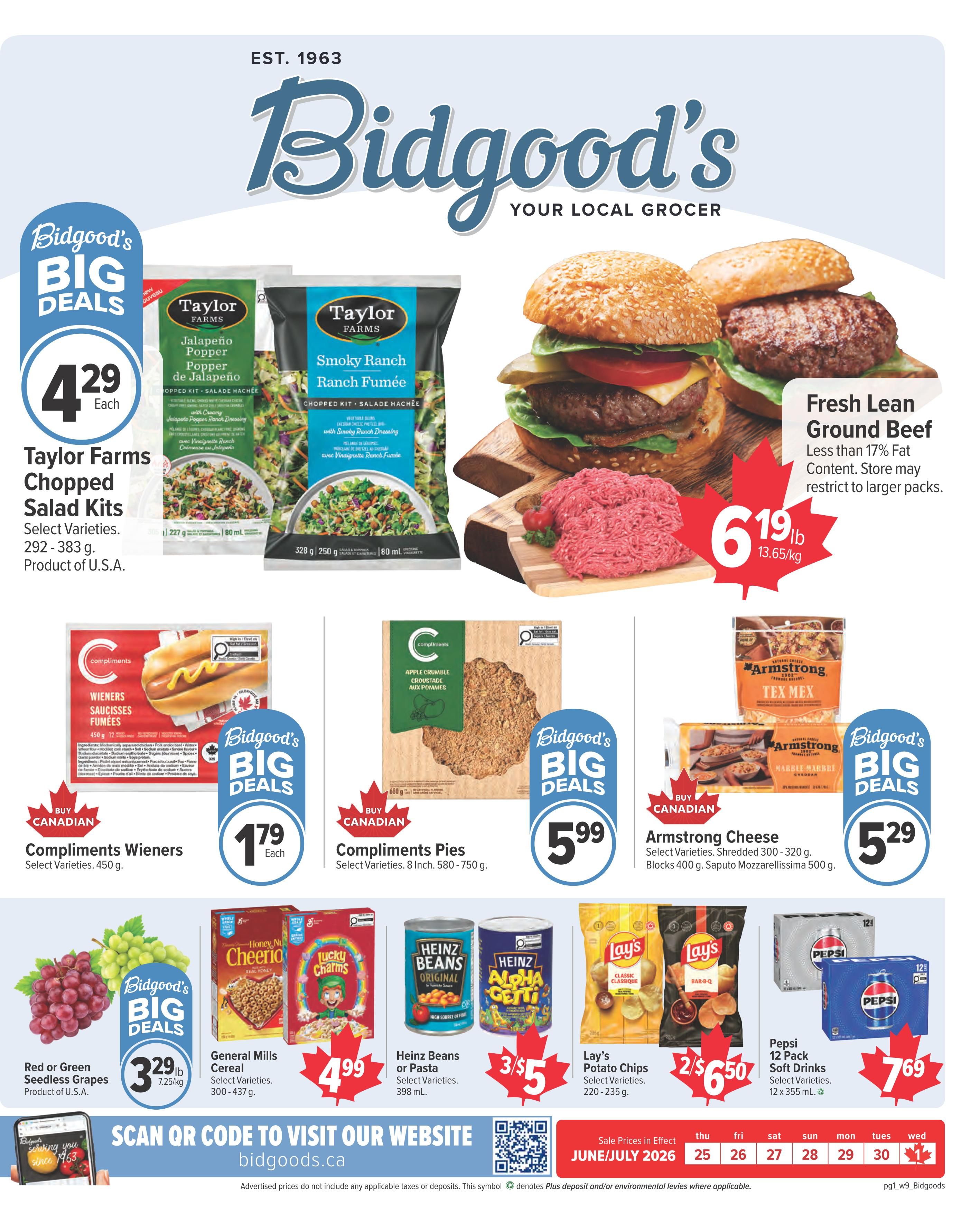 Bidgood's Flyer June 25 to July 1