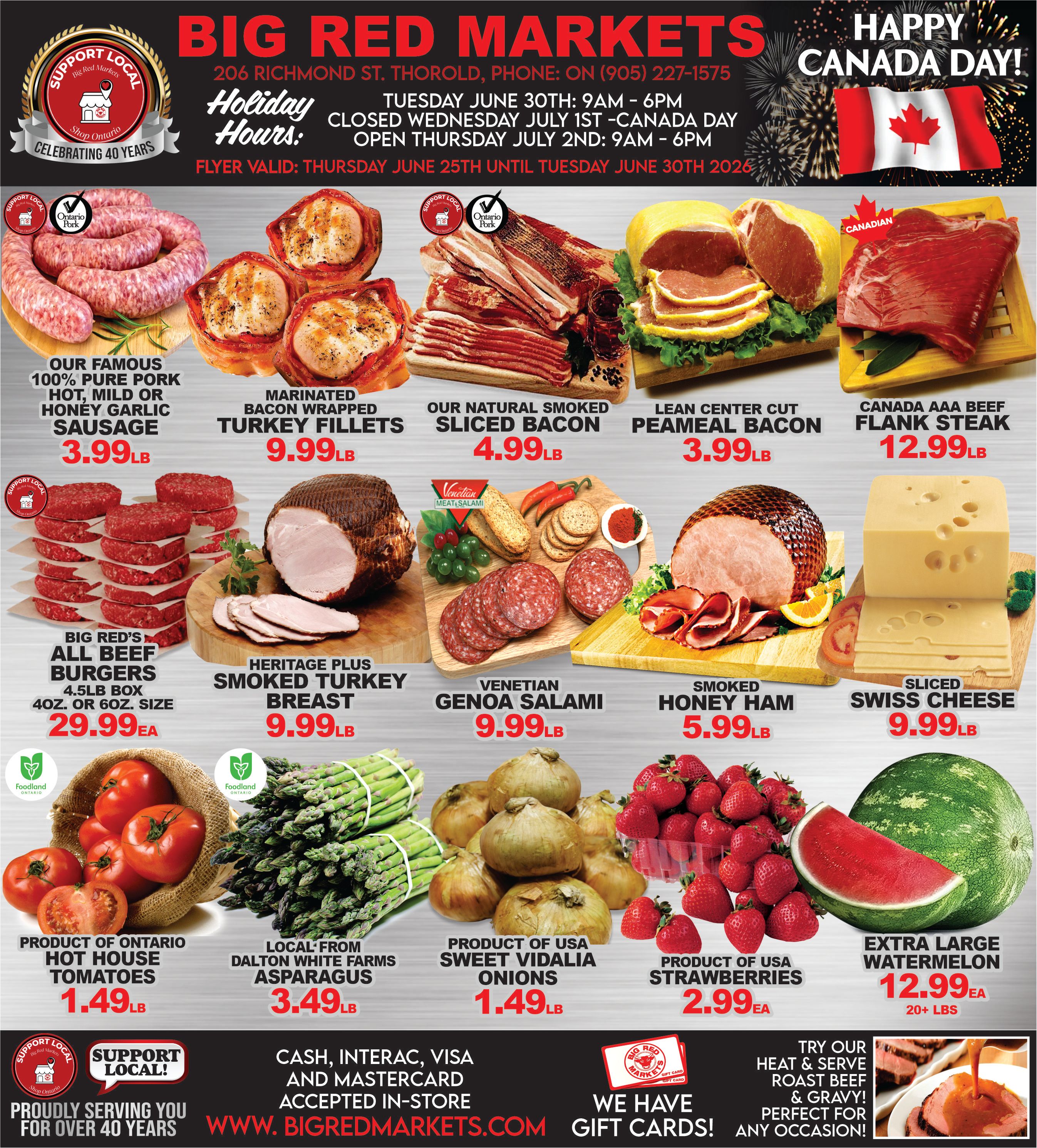 Big Red Markets Flyer June 25 to 30