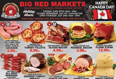 Big Red Markets Flyer June 25 to 30