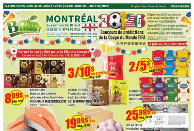 Btrust Supermarket (Montreal) Flyer June 25 to July 1