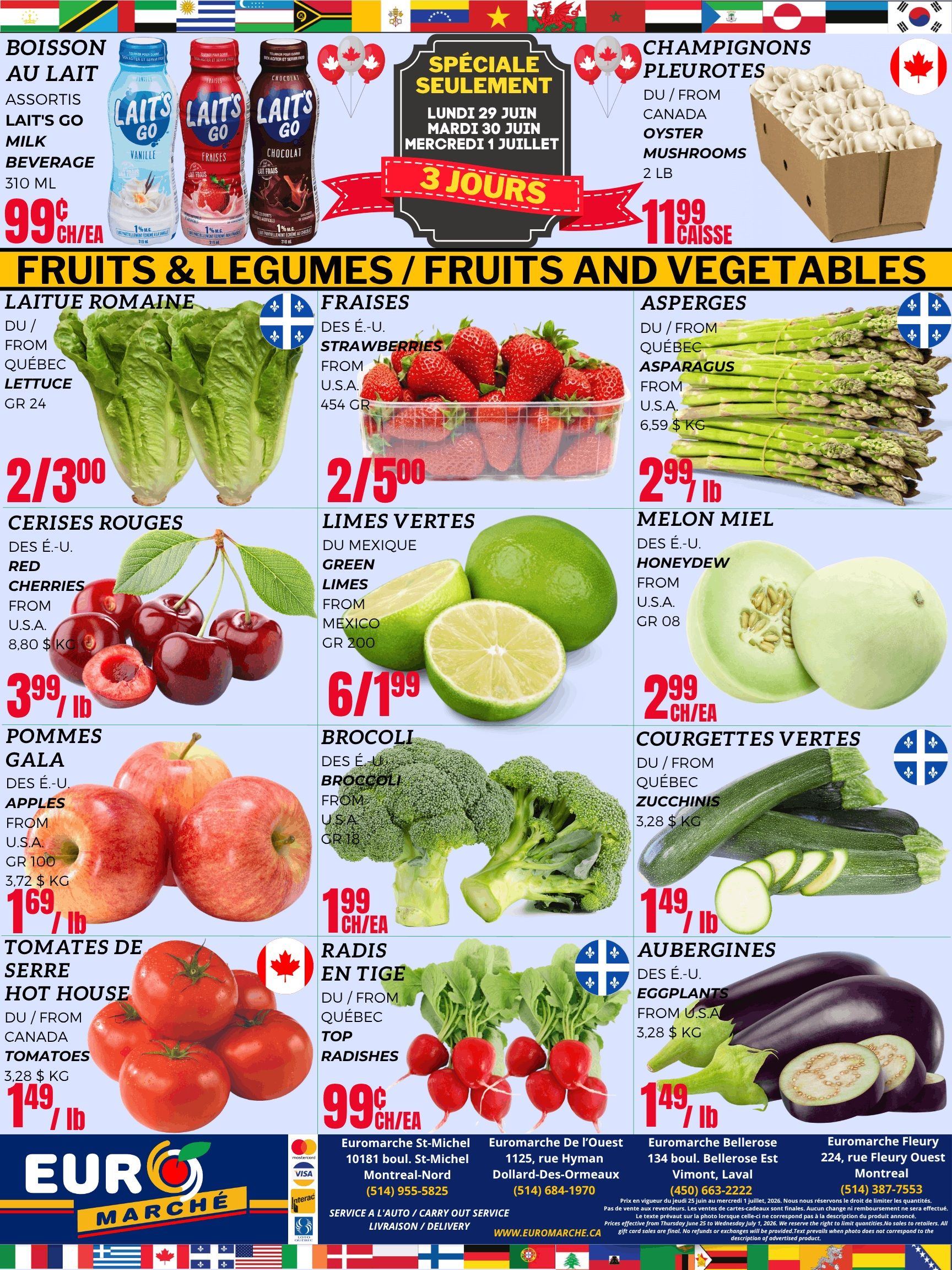 Euro Marche Flyer June 25 to July 1