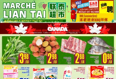 Marche Lian Tai Flyer June 25 to July 1
