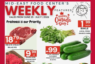 Mid-East Food Centre Flyer June 25 to July 1