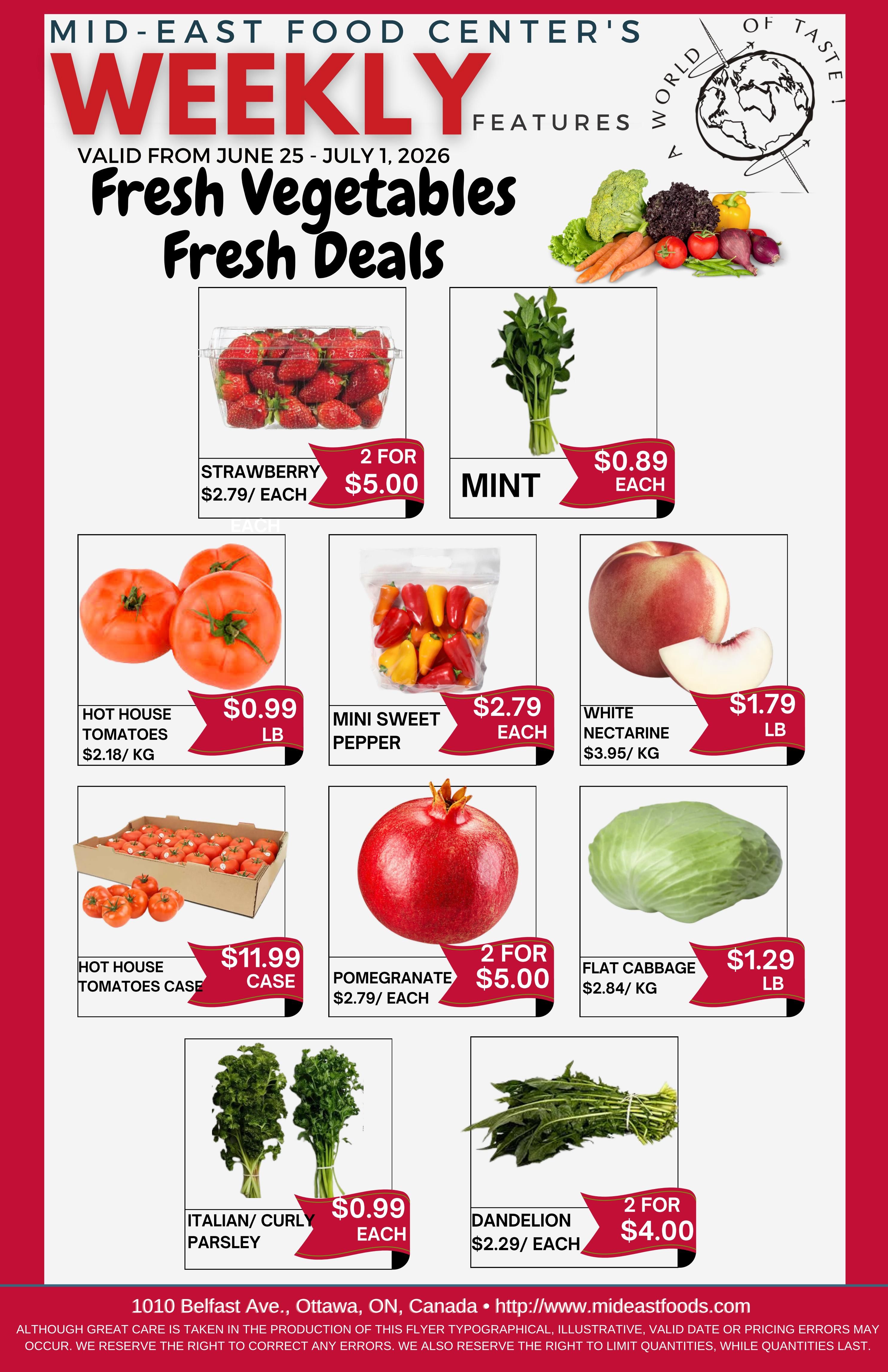 Mid-East Food Centre Flyer June 25 to July 1