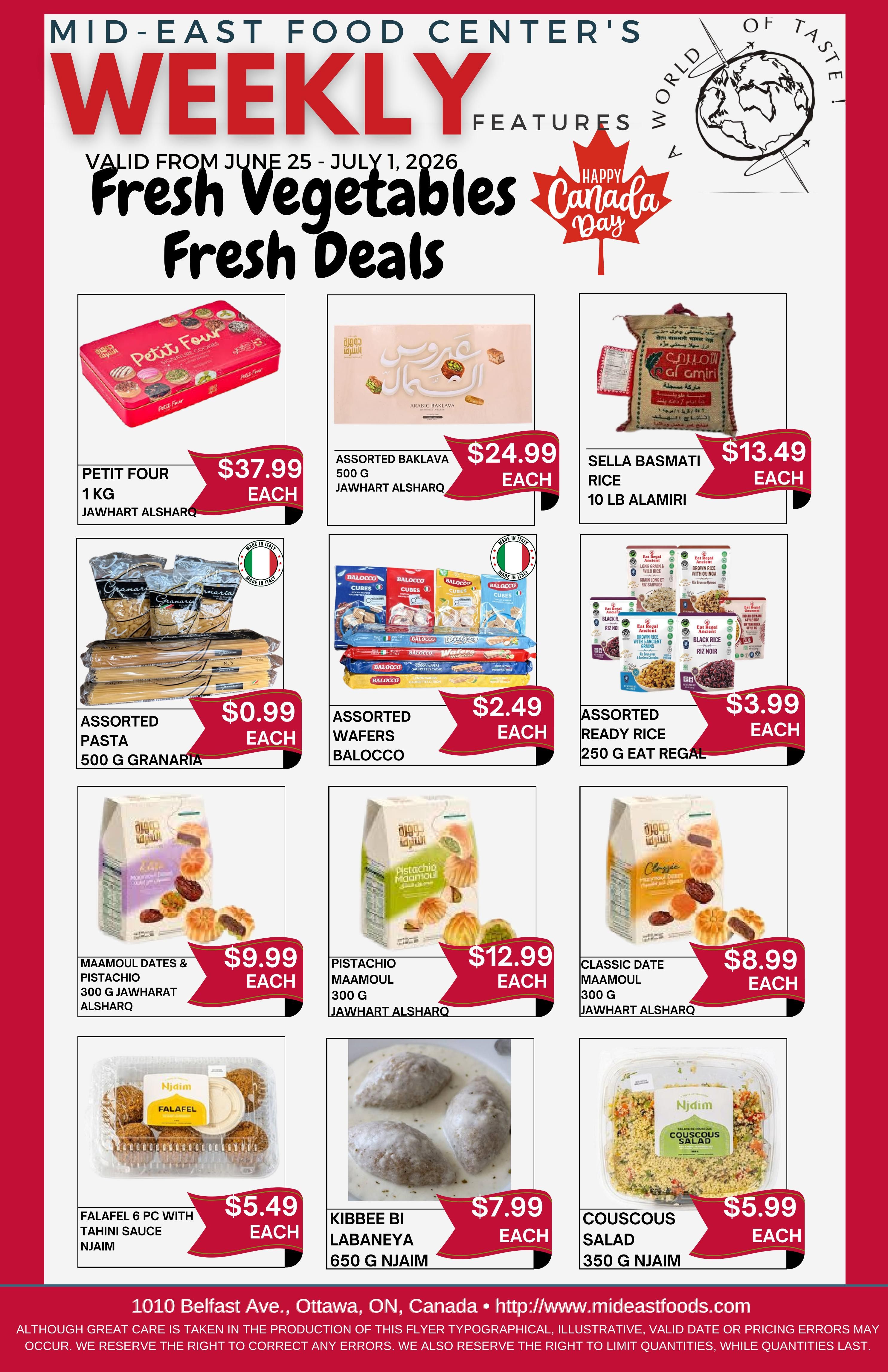 Mid-East Food Centre Flyer June 25 to July 1