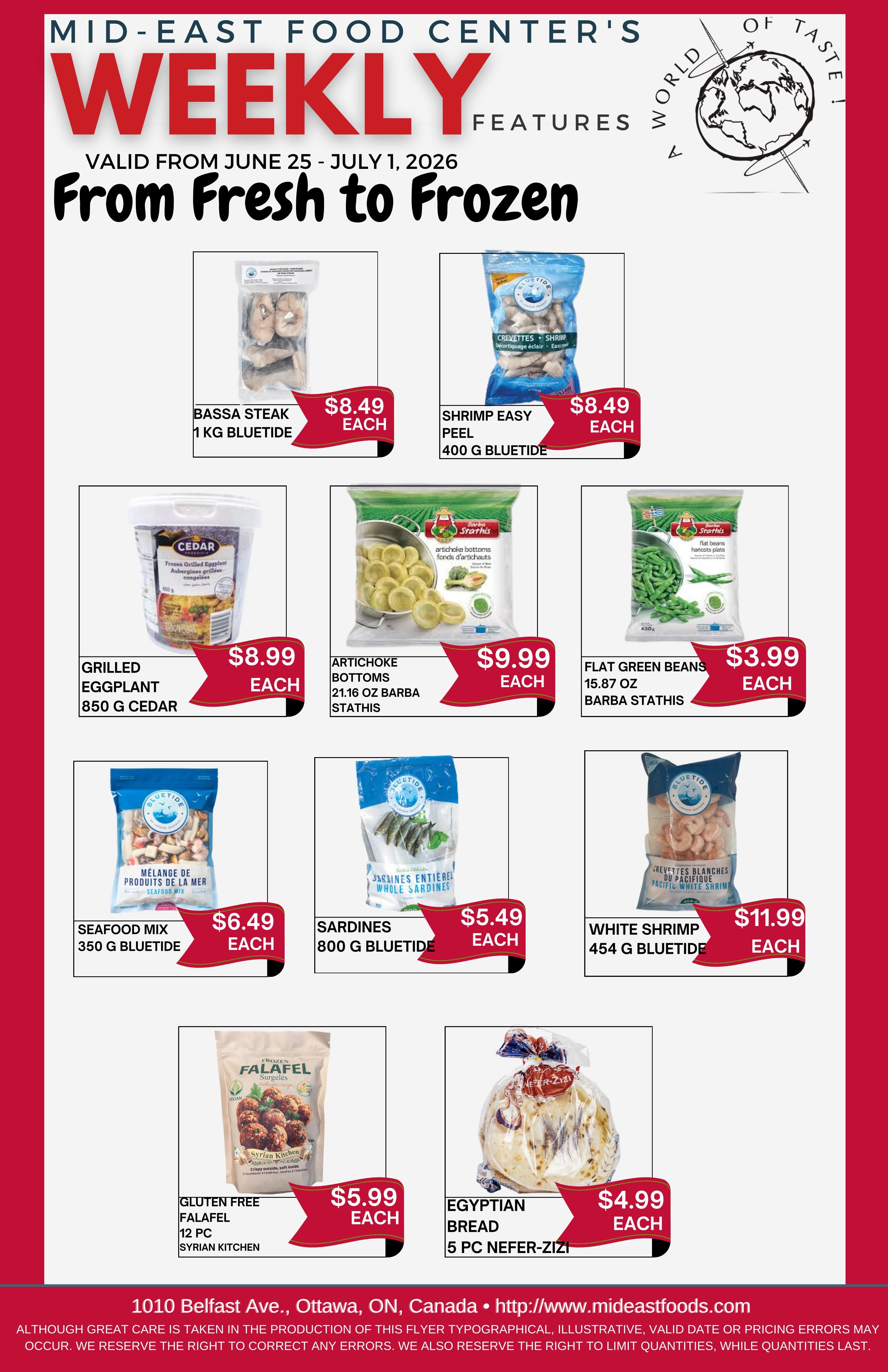 Mid-East Food Centre Flyer June 25 to July 1