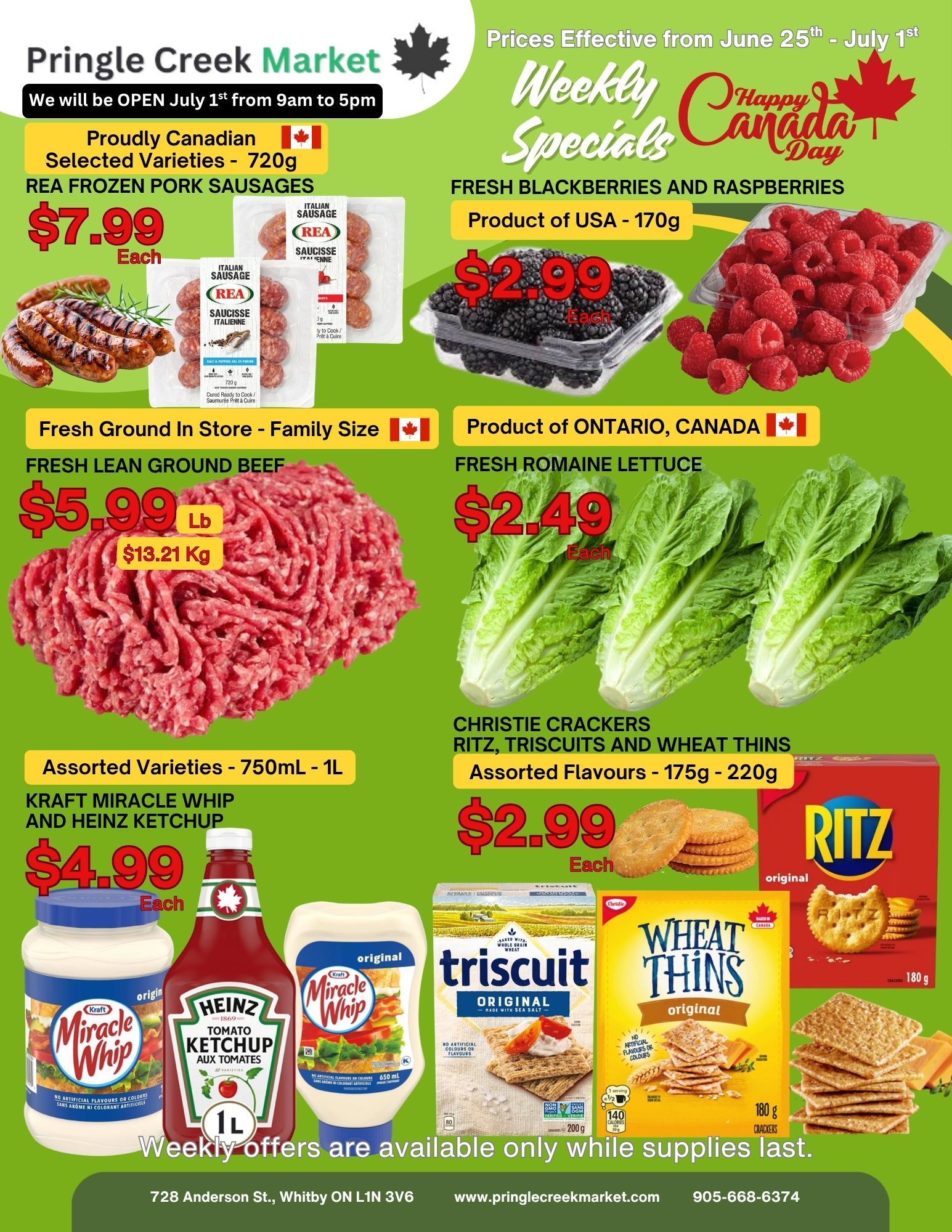 Pringle Creek Market Flyer June 25 to July 1