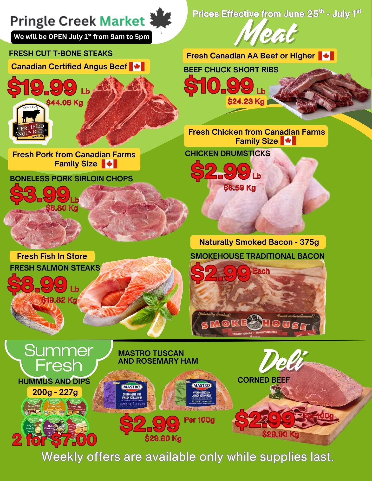 Pringle Creek Market Flyer June 25 to July 1