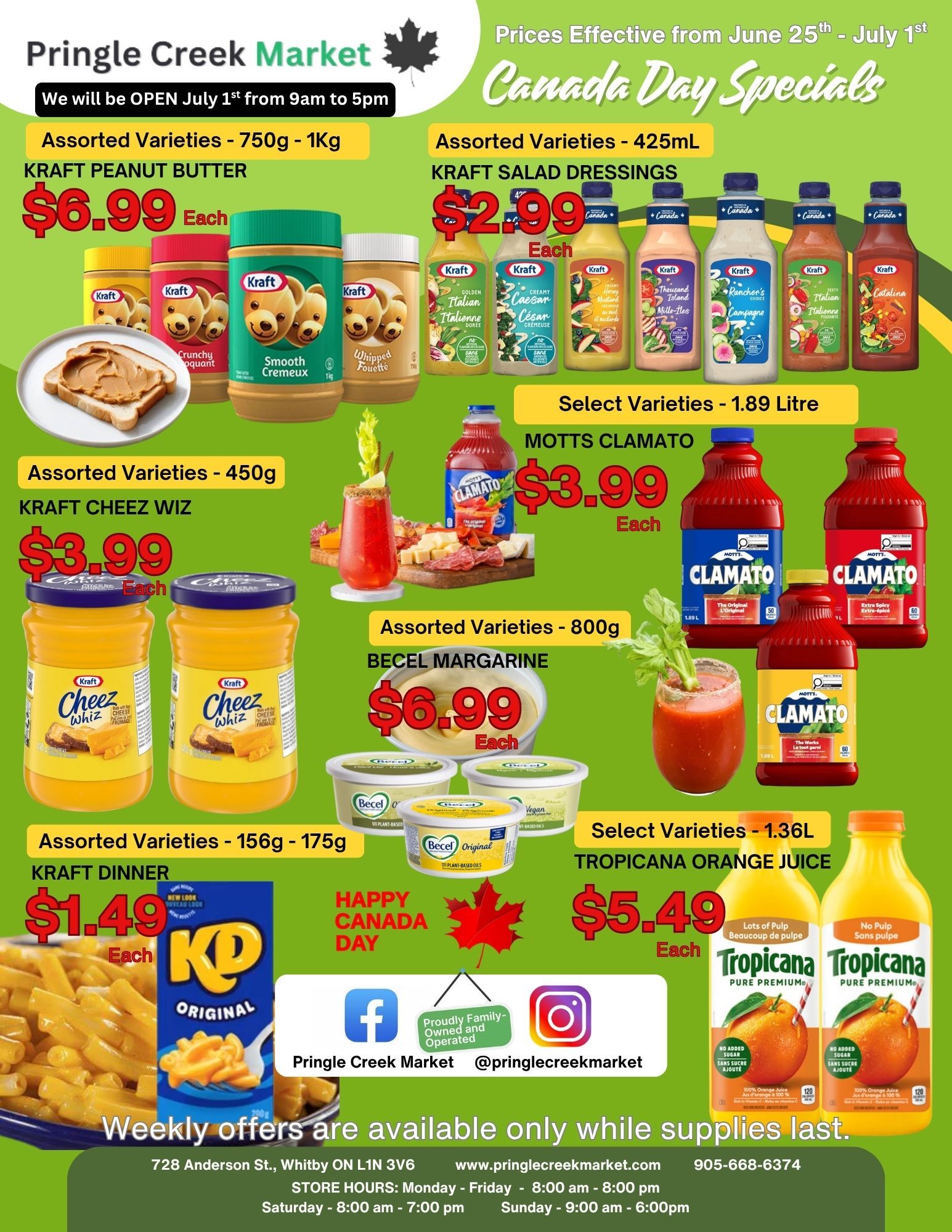 Pringle Creek Market Flyer June 25 to July 1