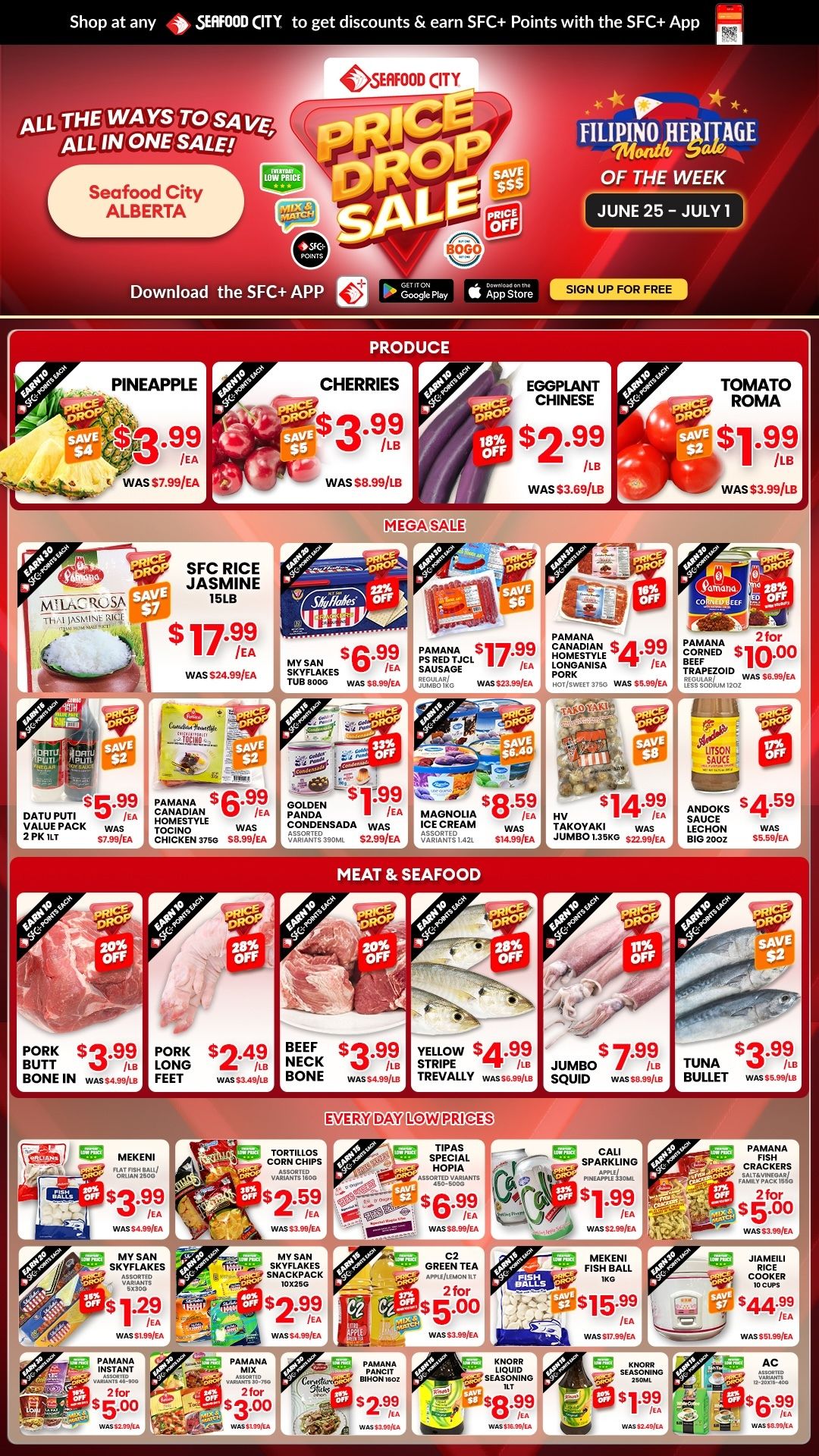 Seafood City Supermarket (AB) Flyer June 25 to July 1