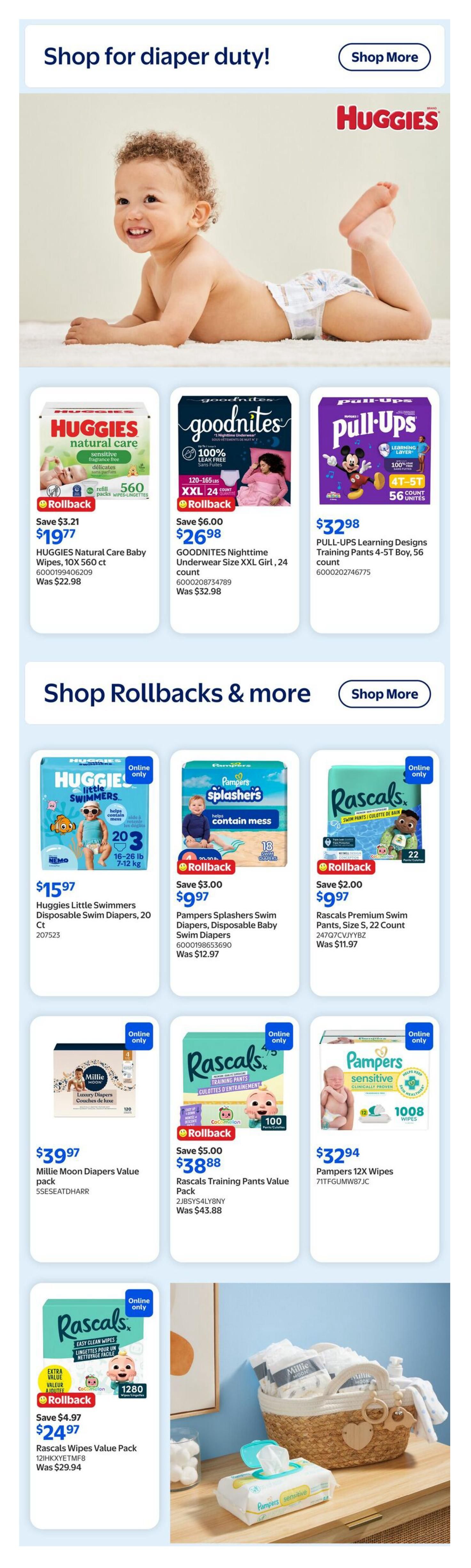 Walmart Baby Event Flyer June 25 to July 1