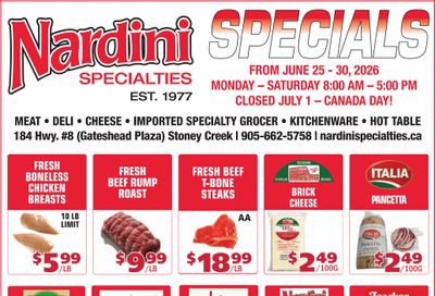 Nardini Specialties Flyer June 25 to 30