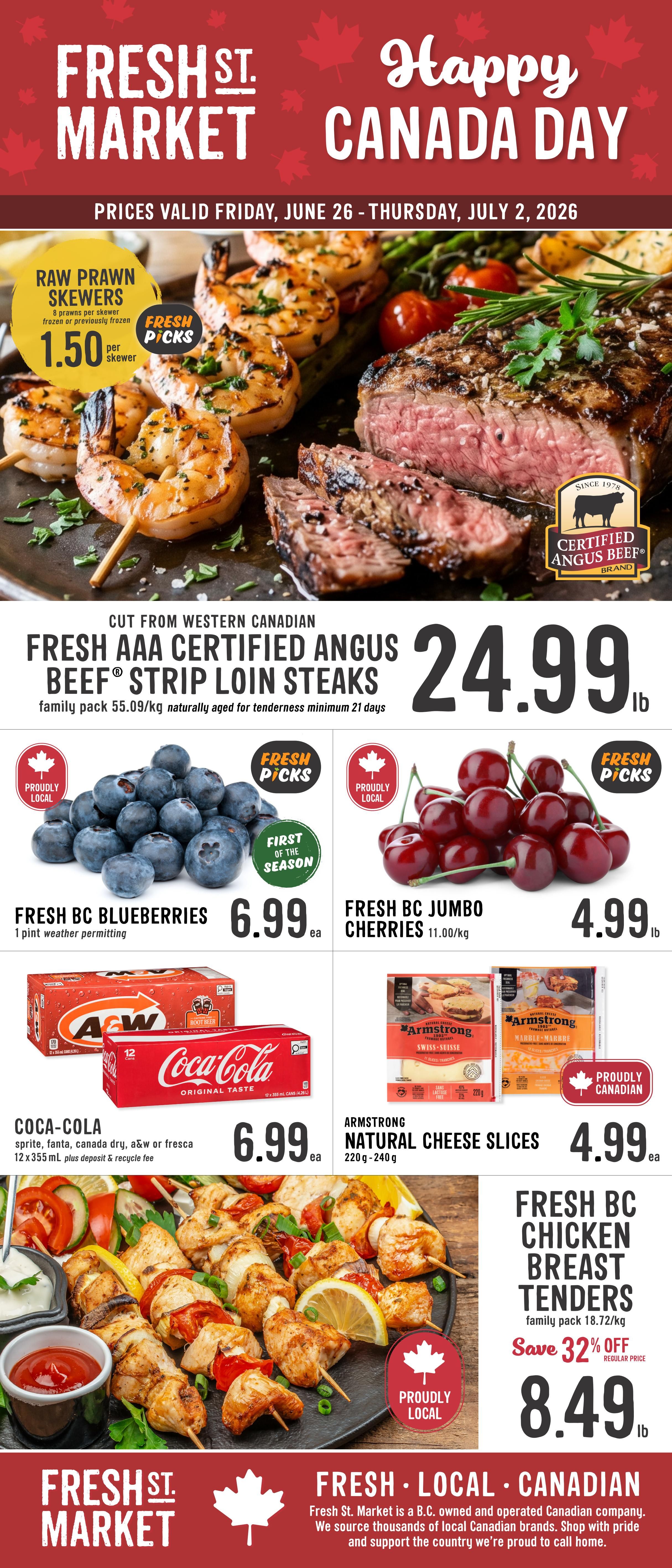 Fresh St. Market Flyer June 26 to July 2