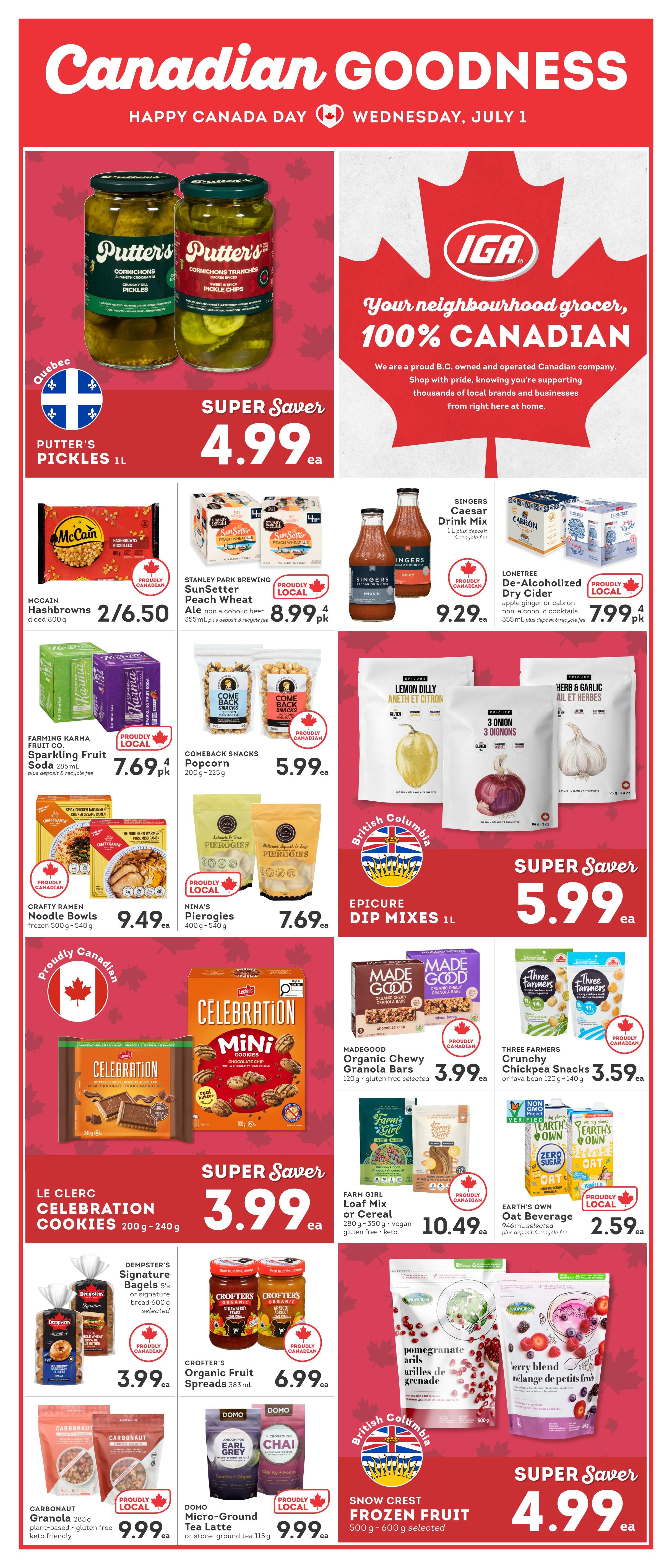 IGA Stores of BC Flyer June 26 to July 2