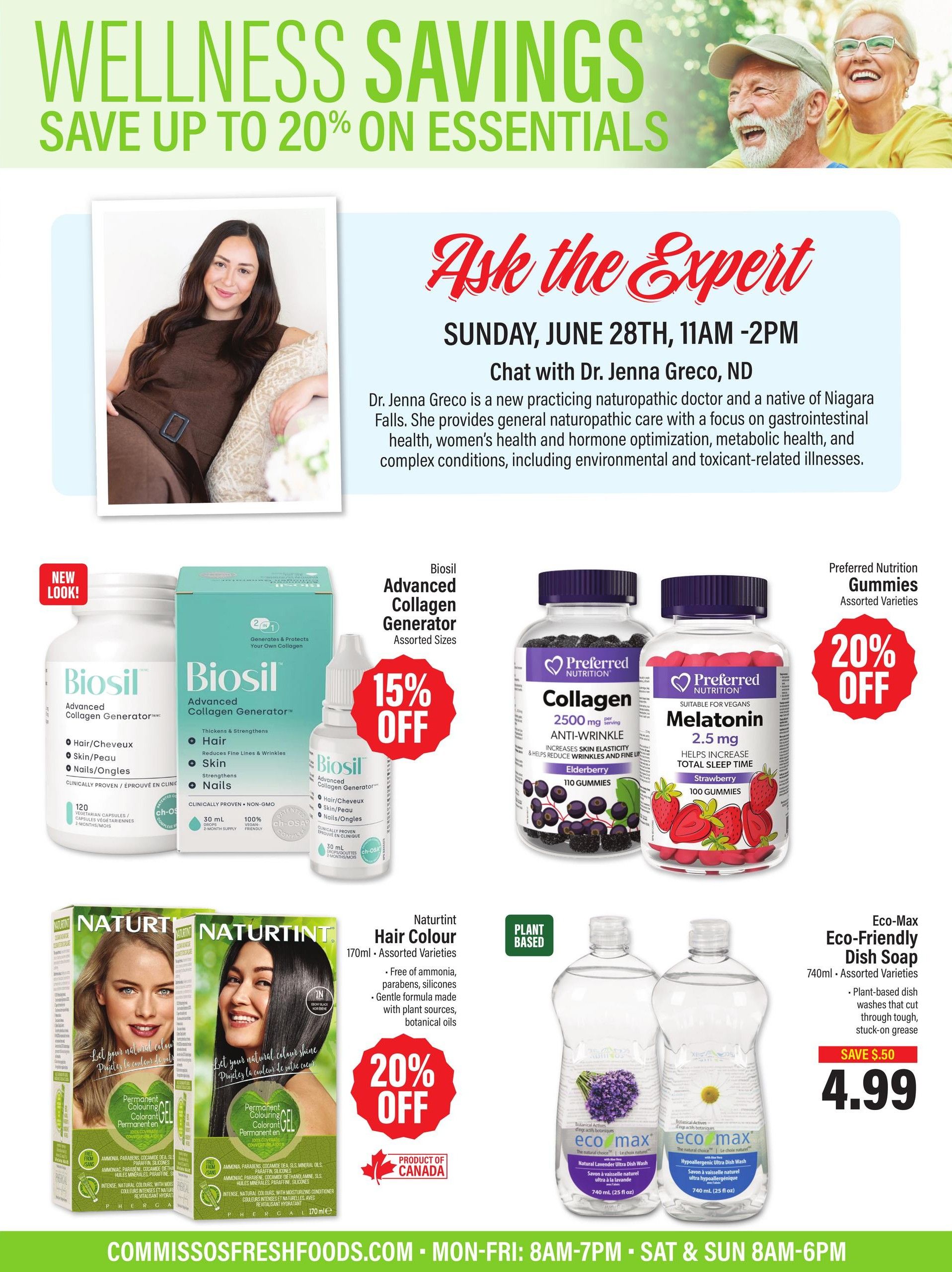 Commisso's Fresh Foods Wellness Flyer June 26 to July 9