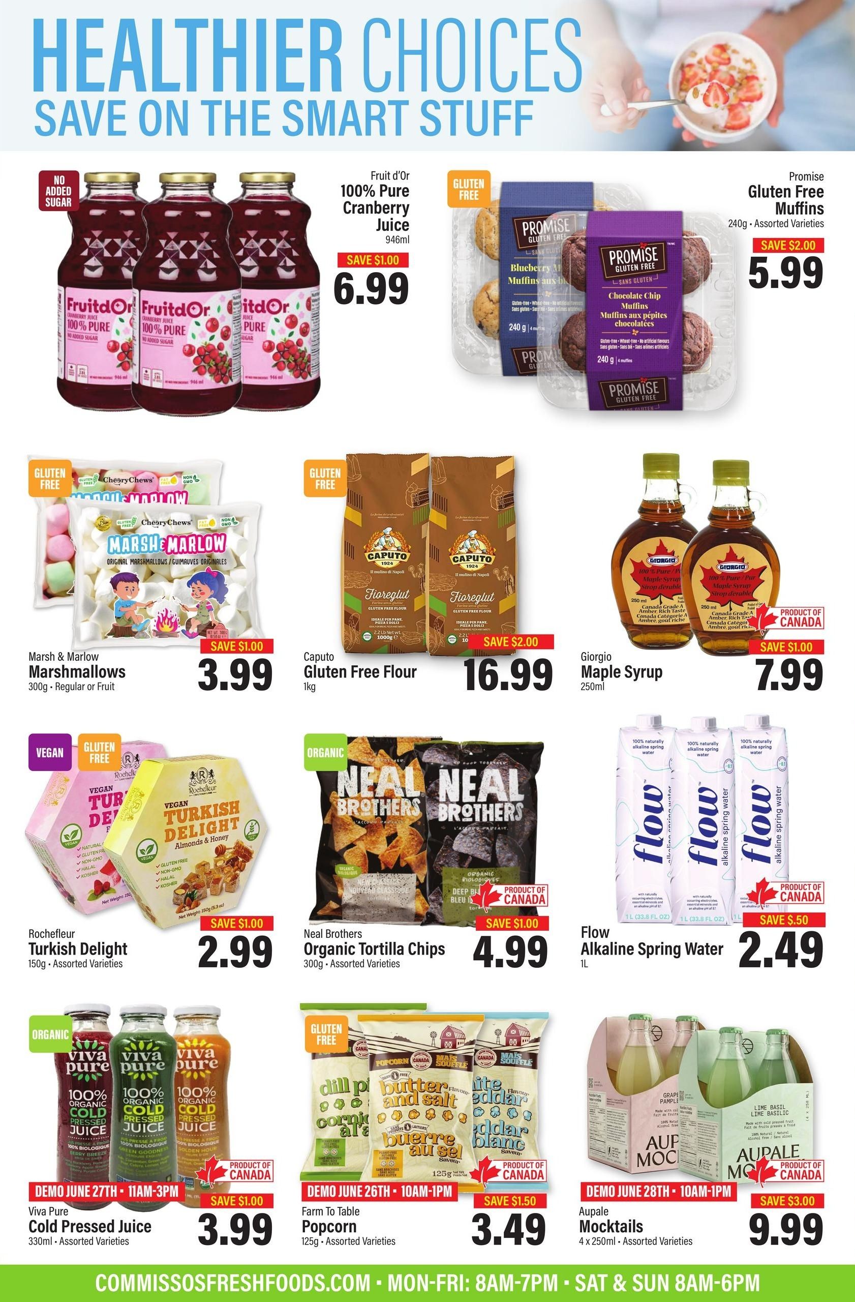 Commisso's Fresh Foods Wellness Flyer June 26 to July 9