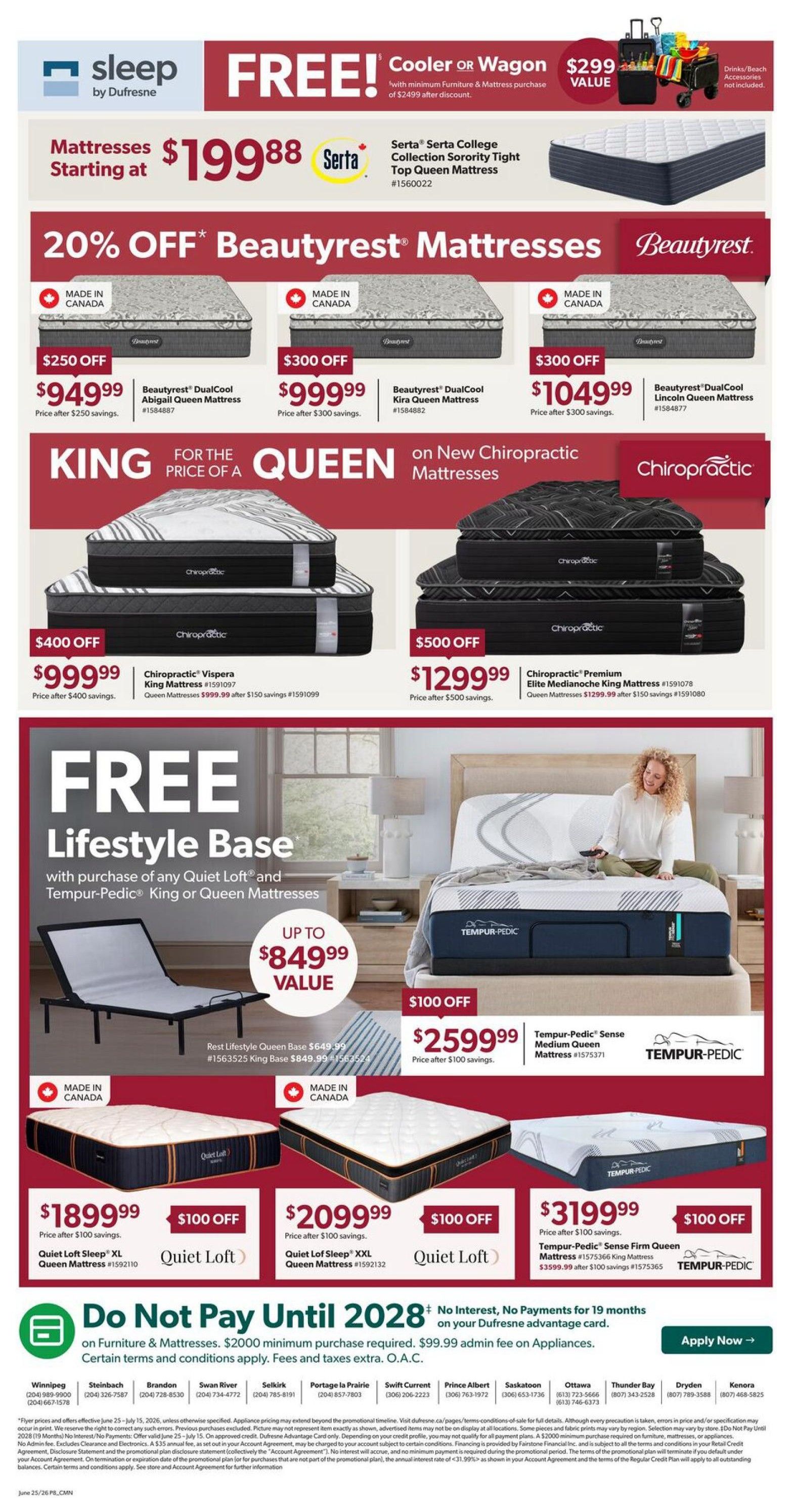Dufresne Flyer June 25 to July 15