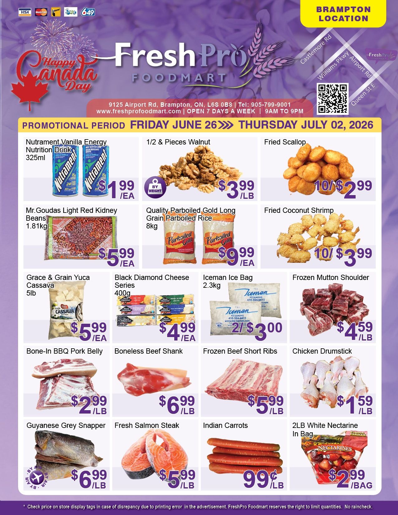 FreshPro Foodmart (Brampton) Flyer June 26 to July 2